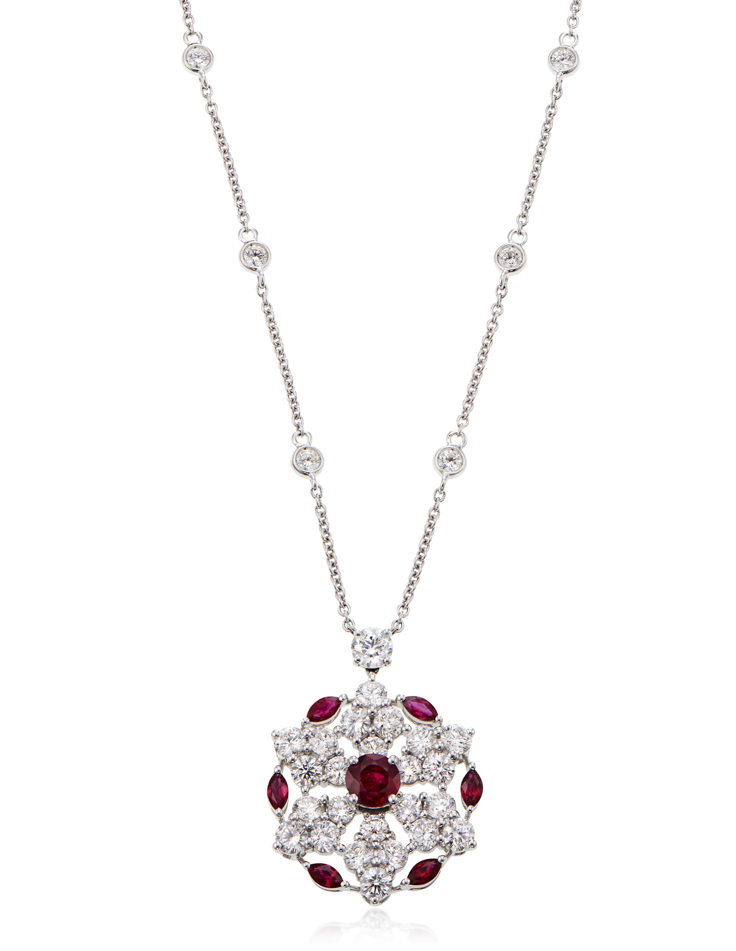 Graff ruby necklace clearance