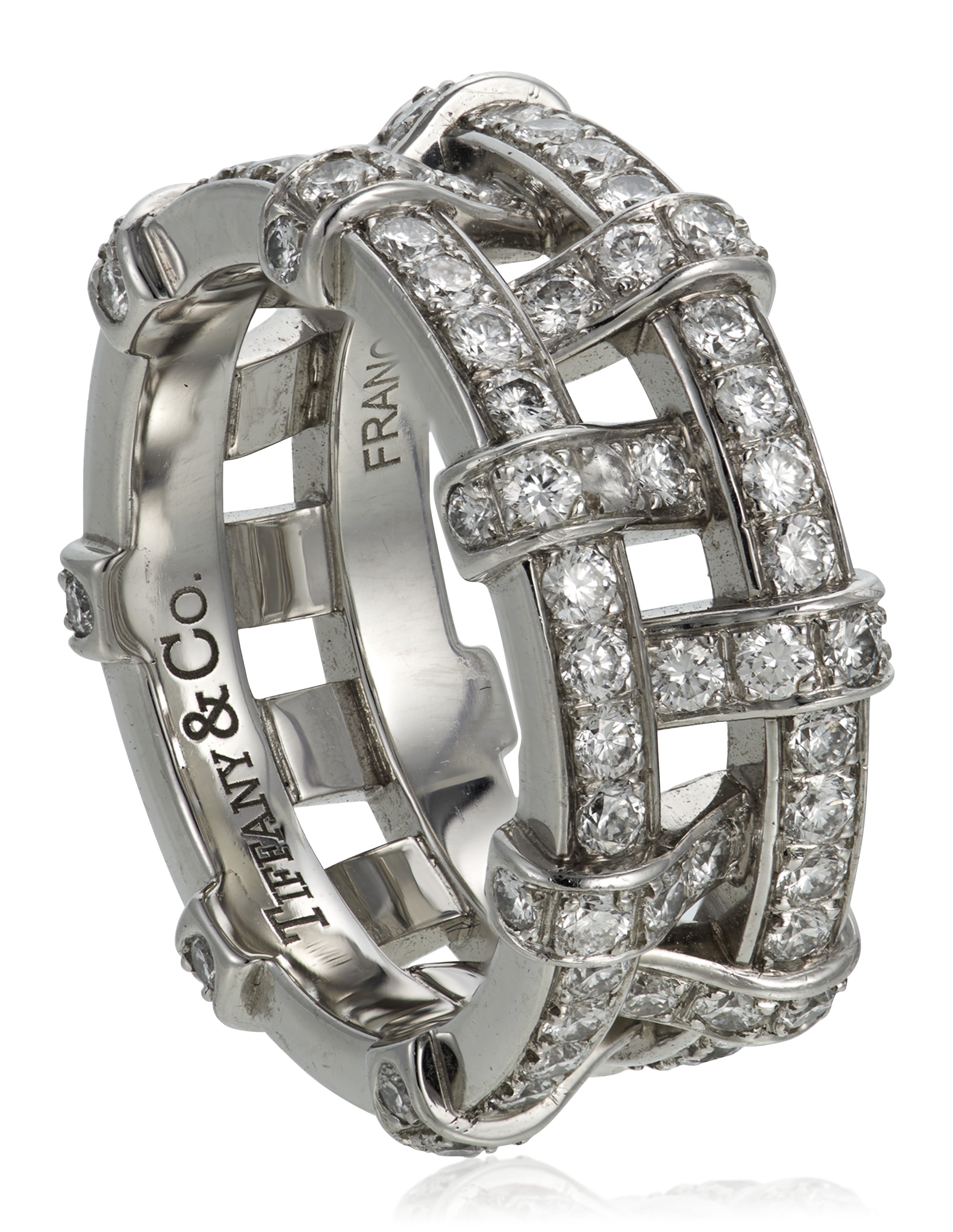 TIFFANY & CO. DIAMOND 'WEAVE' ETERNITY BAND, | Christie's
