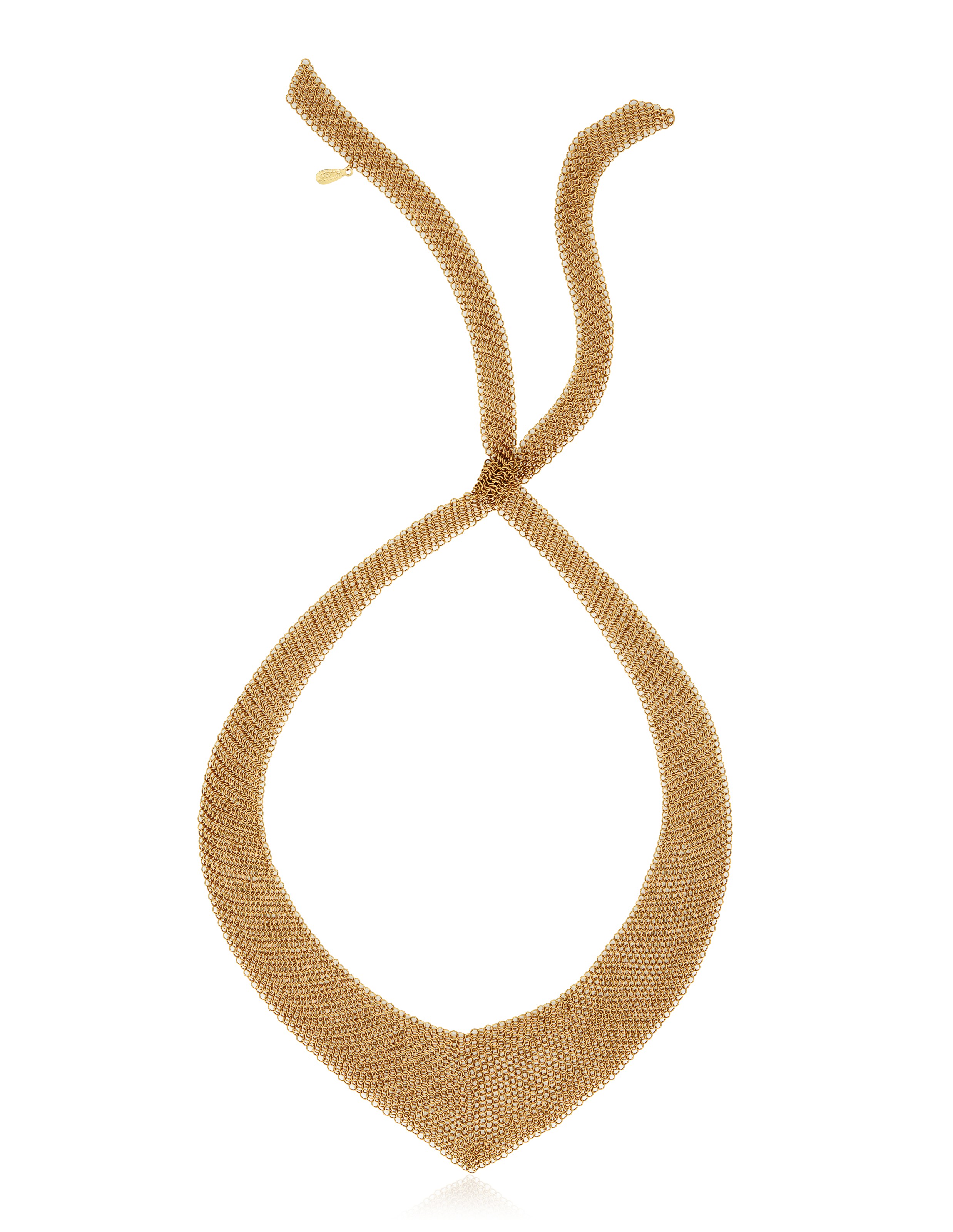 TIFFANY CO. ELSA PERETTI GOLD MESH NECKLACE Christie s