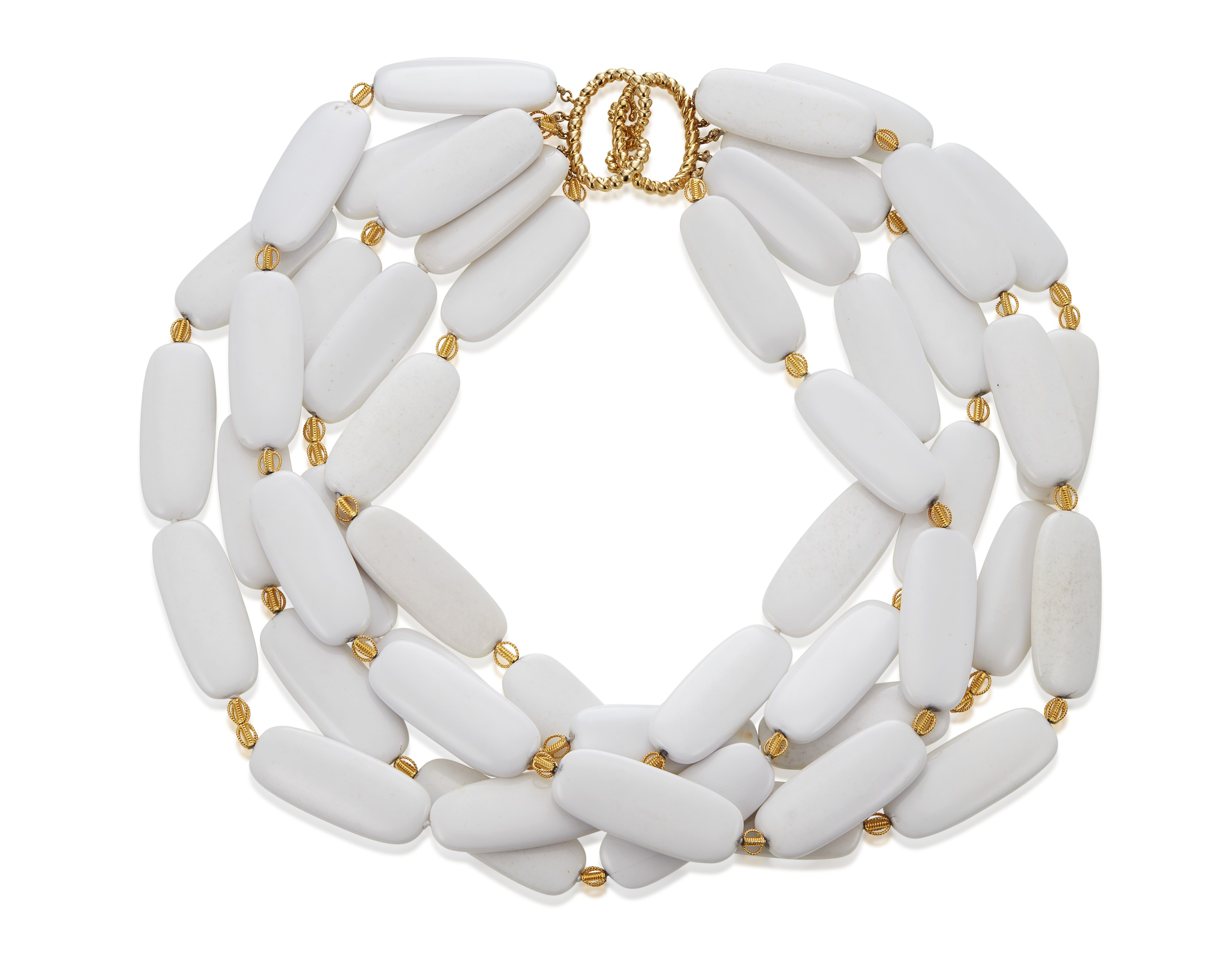 I want to see verdura used bead necklaces but not store prices clearance