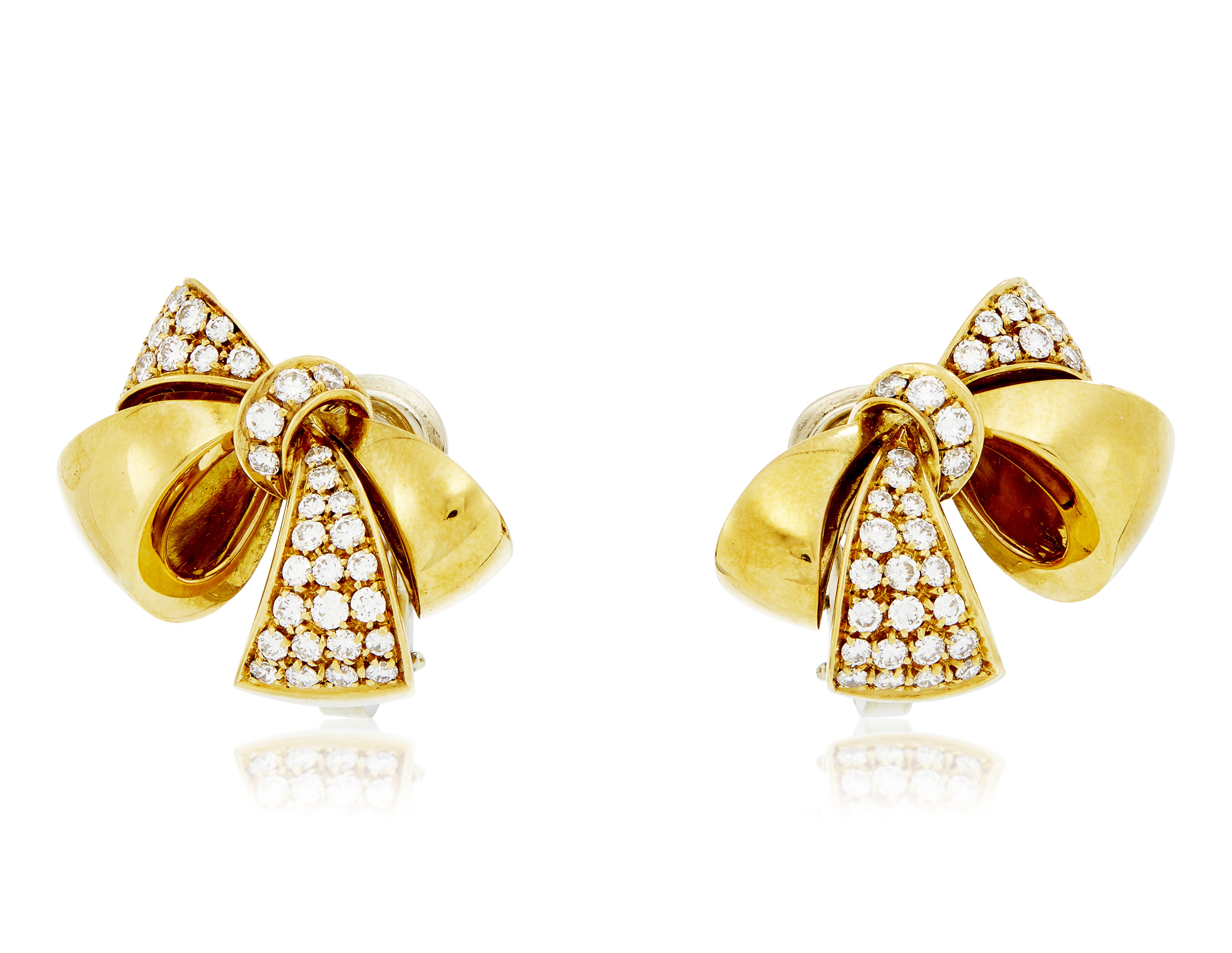 TIFFANY & CO. GOLD BOW EARRINGS, Christie’s
