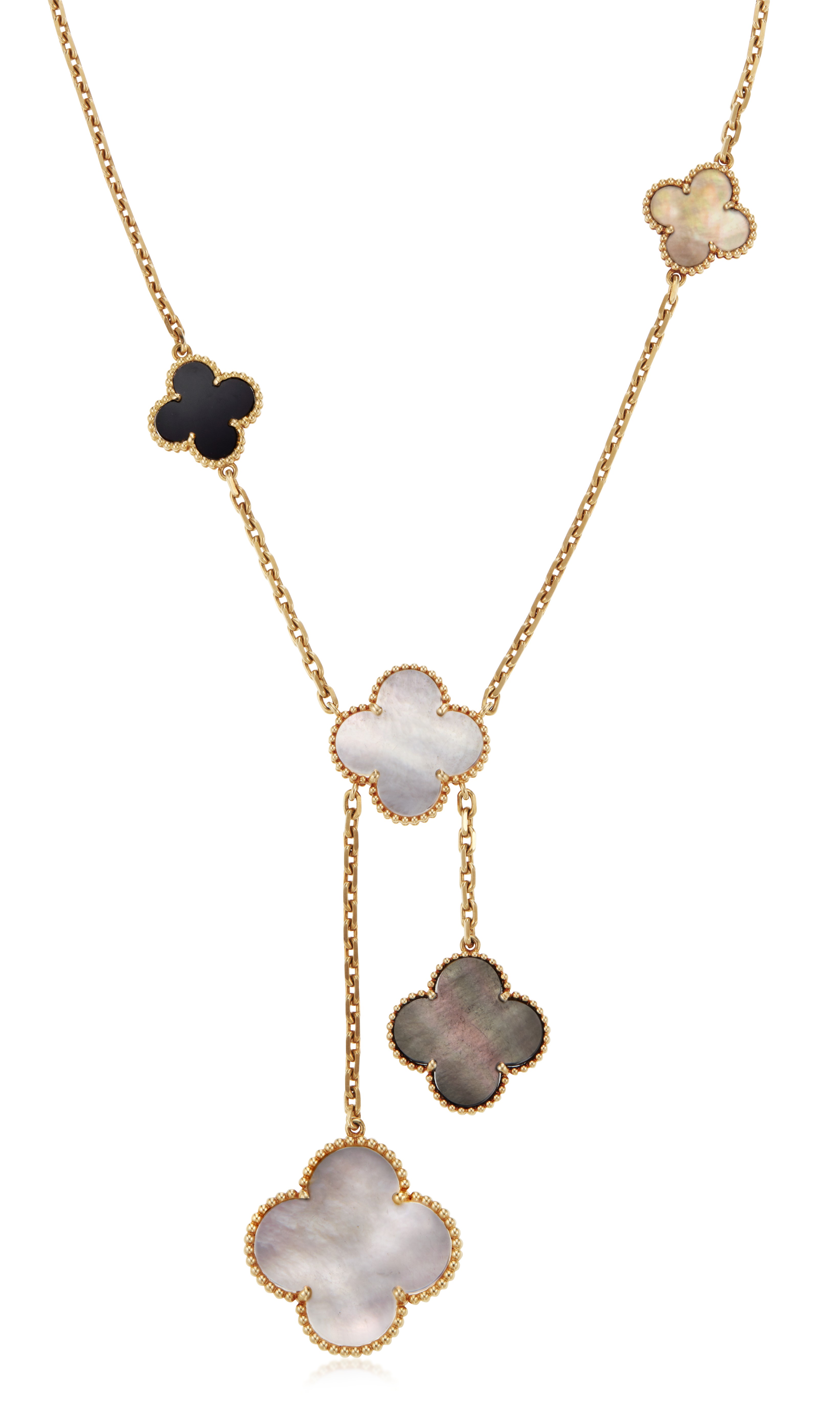 NO RESERVE | VAN CLEEF & ARPELS MOTHER-OF-PEARL AND ONYX 'MAGIC