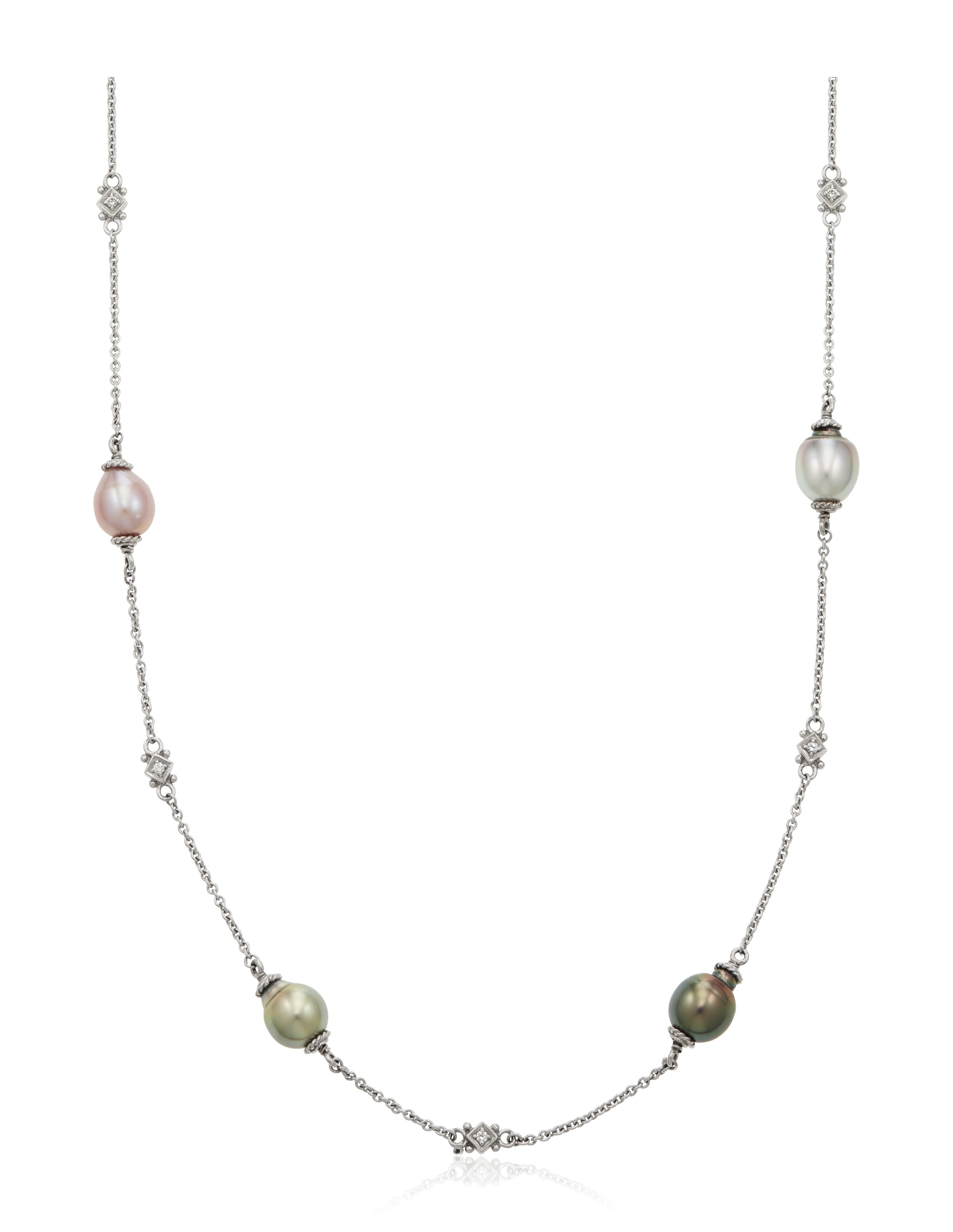 Judith ripka top pearl necklace