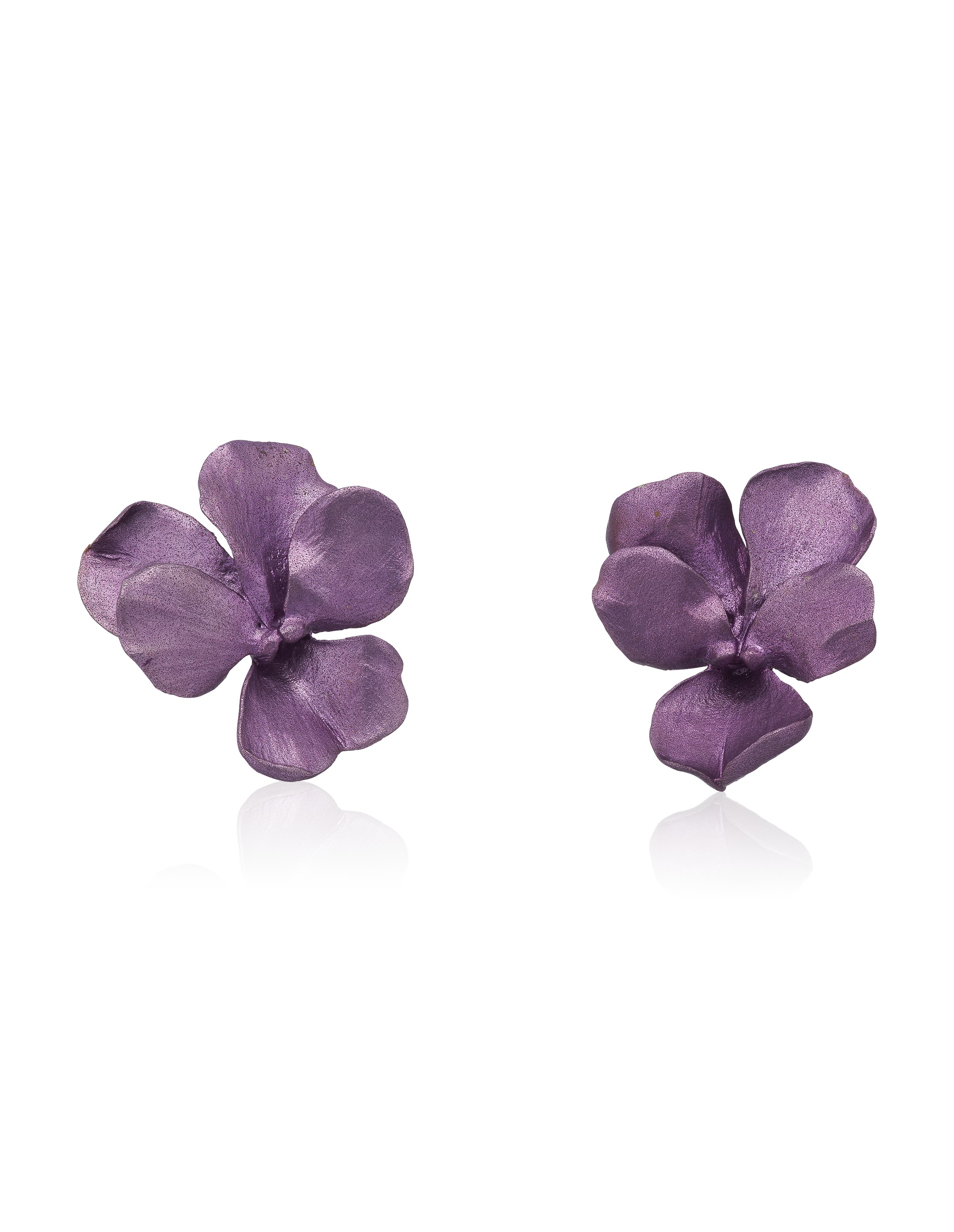 JAR ALUMINUM 'PANSY' EARRINGS, Christie’s