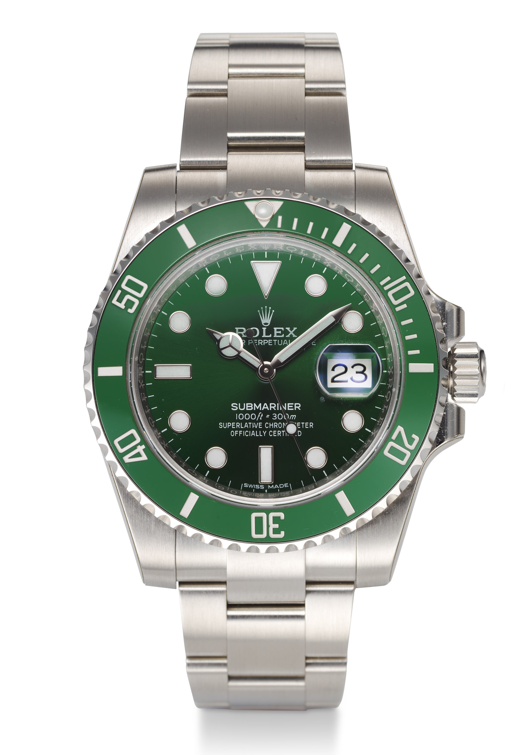 how much is a rolex green submariner