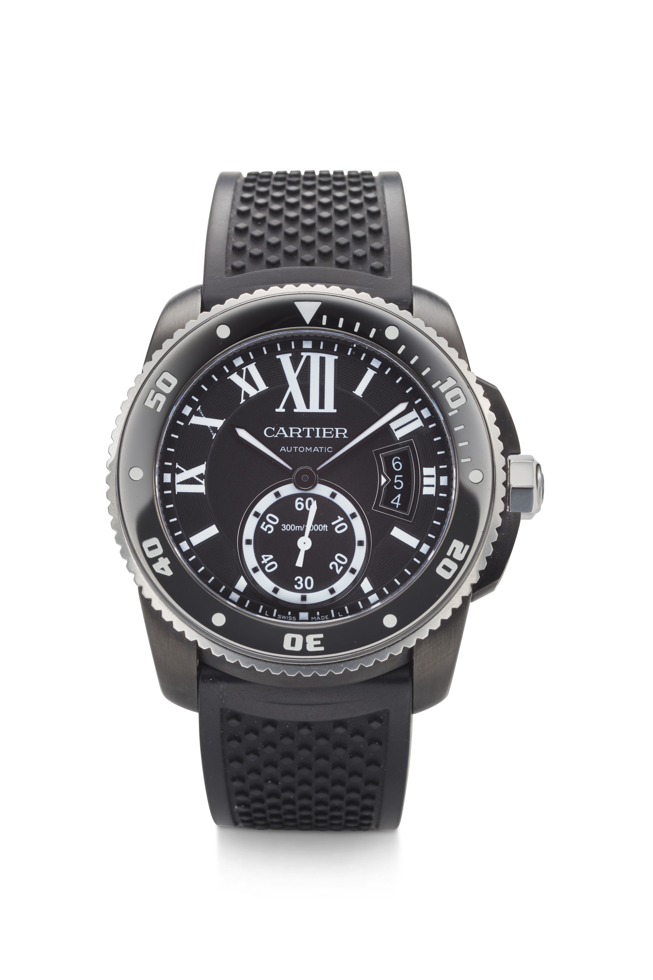 Cartier calibre diver sale black