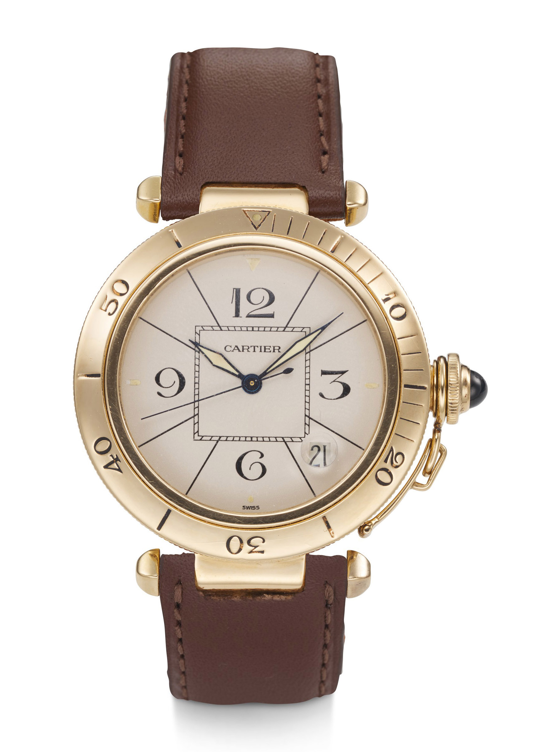 Montre cartier pasha best sale or