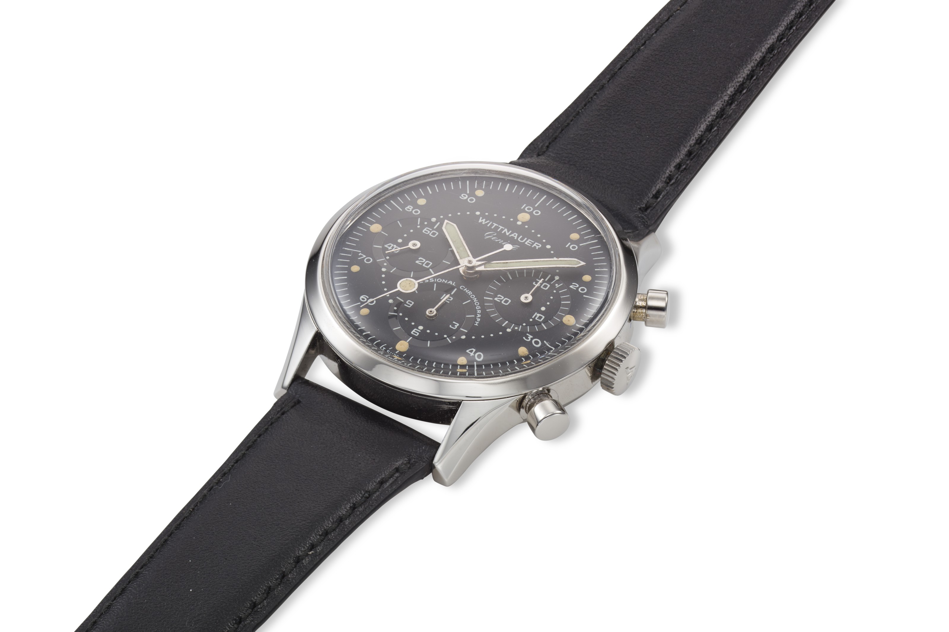 WITTNAUER, CHRONOGRAPH, STAINLESS STEEL, REF 242T, Christie's