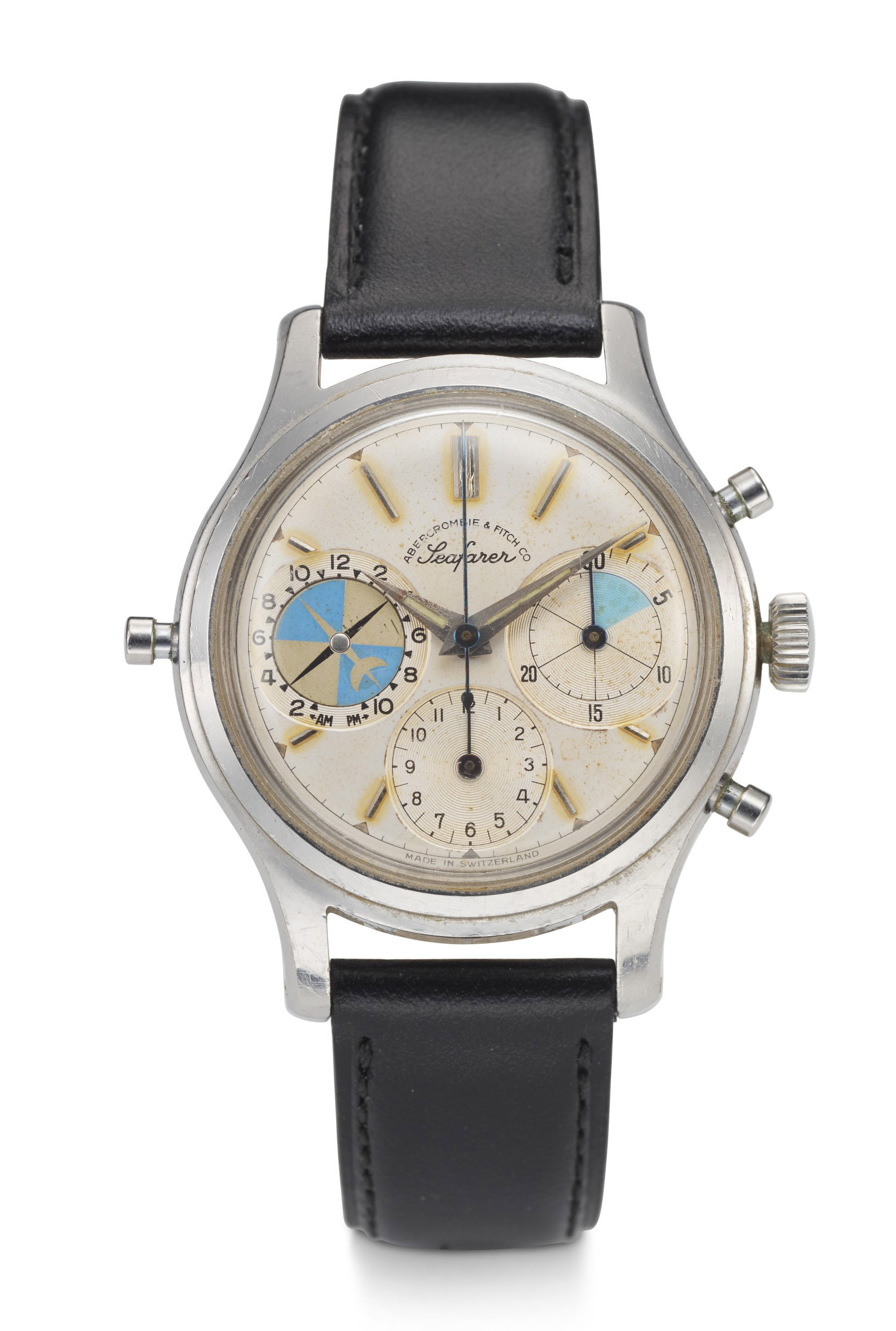 HEUER ABERCROMBIE FITCH CO SEAFARER STEEL REF 2444 Christie s