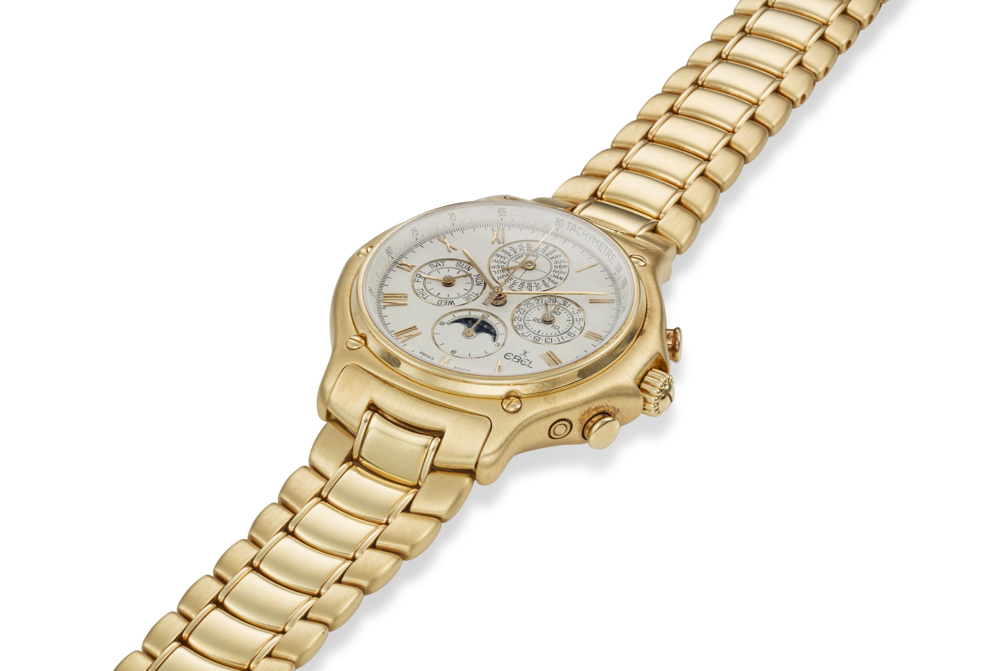 EBEL QUANTIEME PERPETUAL PERPETUAL CALENDAR 18K YELLOW GOLD REF. 8136901 Christie s