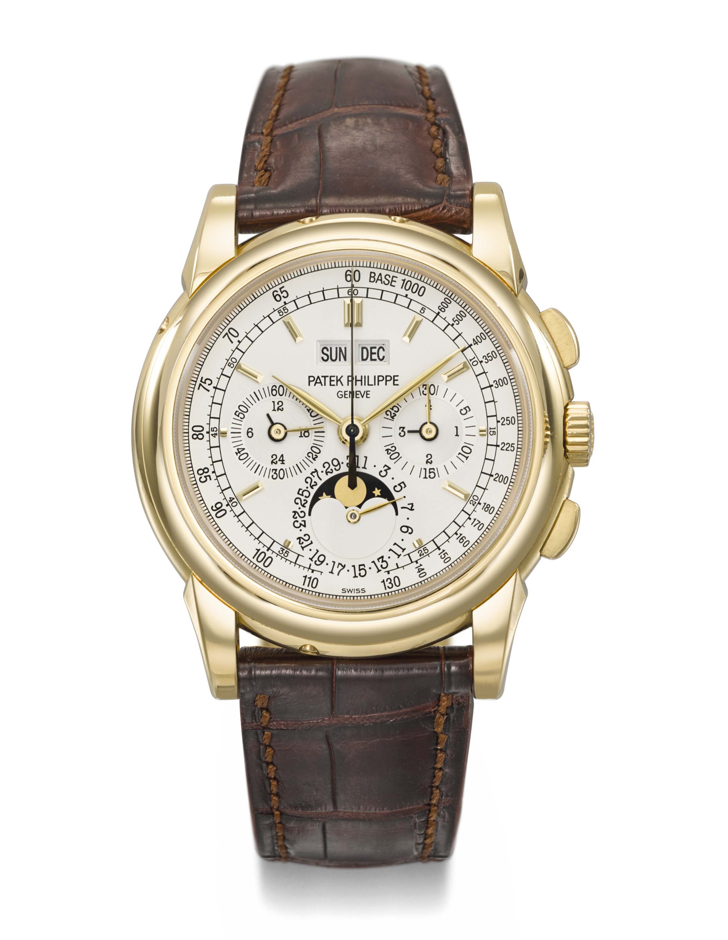 Very Rare Patek Philippe 3971 Perpetual Calendar Chronograph 18K Yellow ...