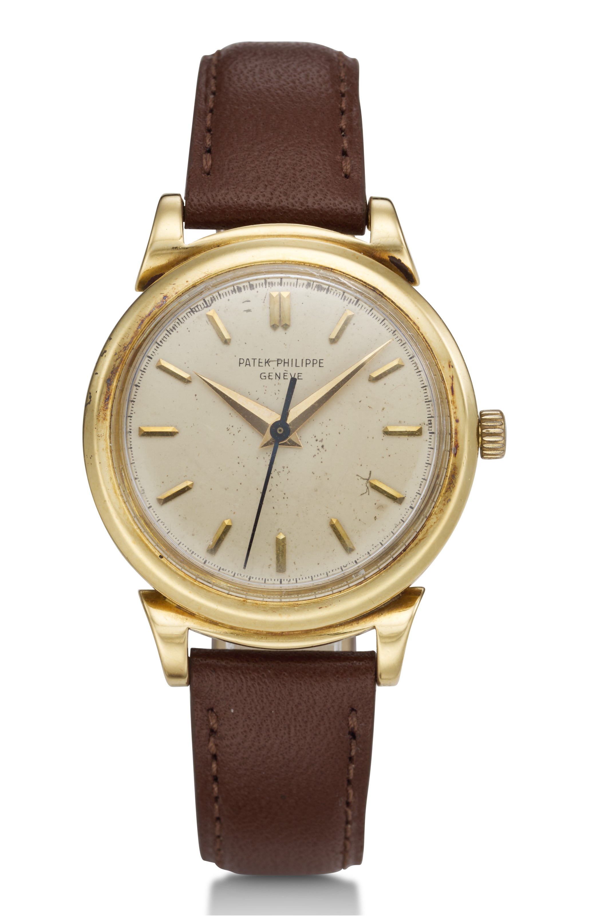 PATEK PHILIPPE, RETAILED BY HAUSMANN 18K GOLD WRISTWATCH