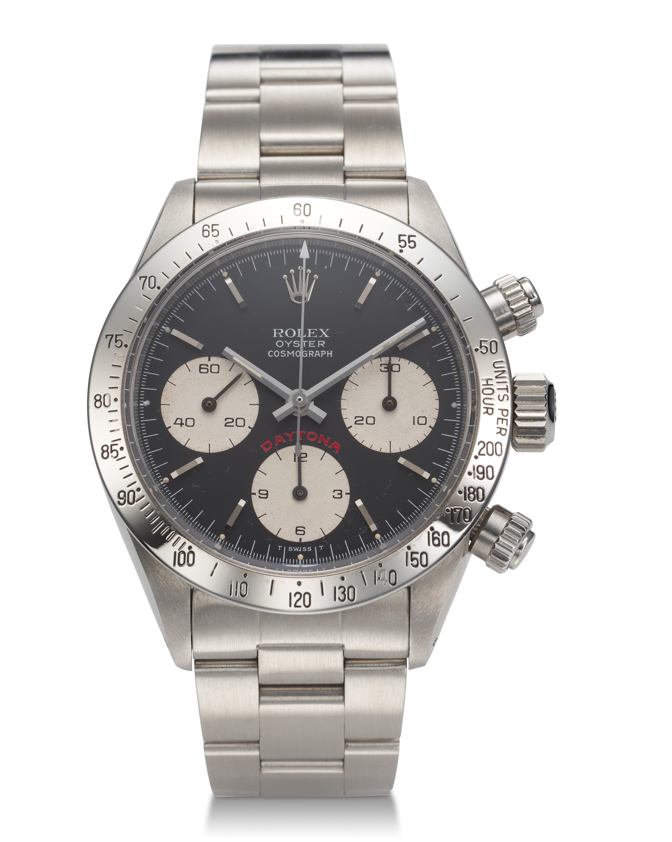ROLEX, DAYTONA, “BIG RED”, CHRONOGRAPH, STEEL, 6265, Christie's