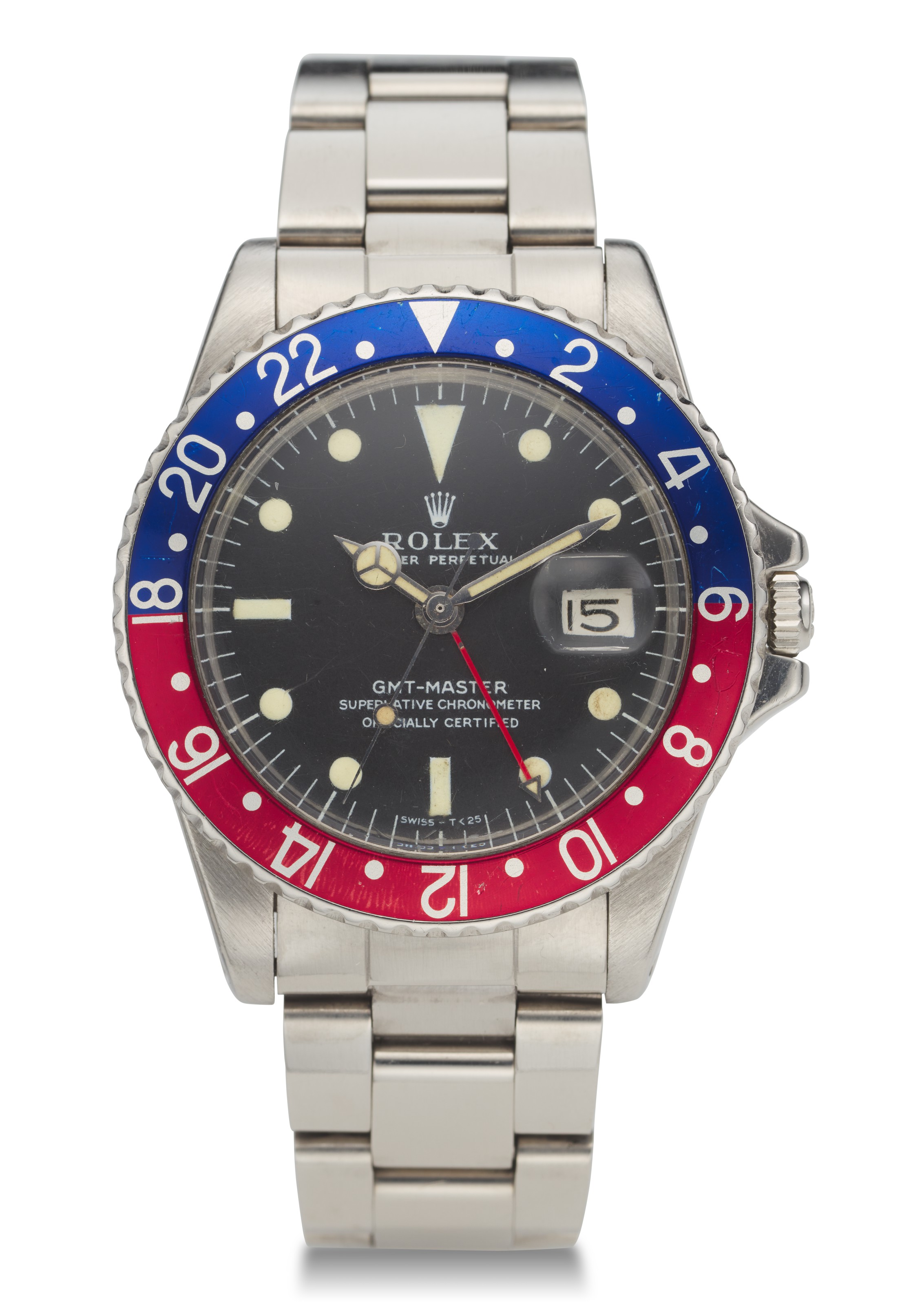 Rolex ROLEX, GMT MASTER, “PEPSI”, STEEL, REF, 1675