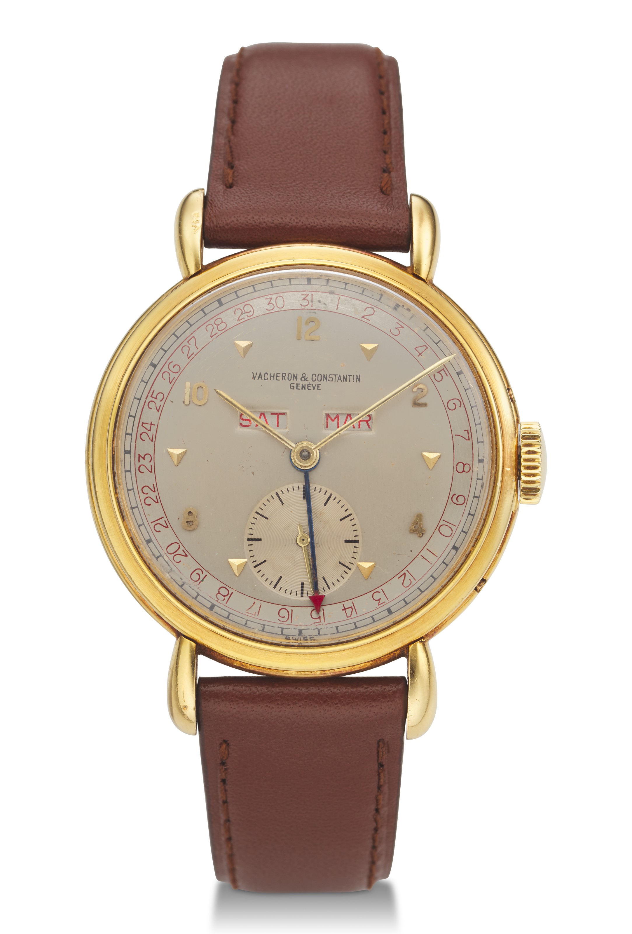 VACHERON CONSTANTIN, 18K YELLOW GOLD, TRIPLE CALENDAR, REF. 4241