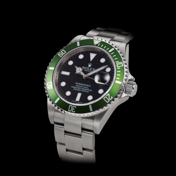 ROLEX, SUBMARINER, “KERMIT”, STEEL, 16610V, Christie's