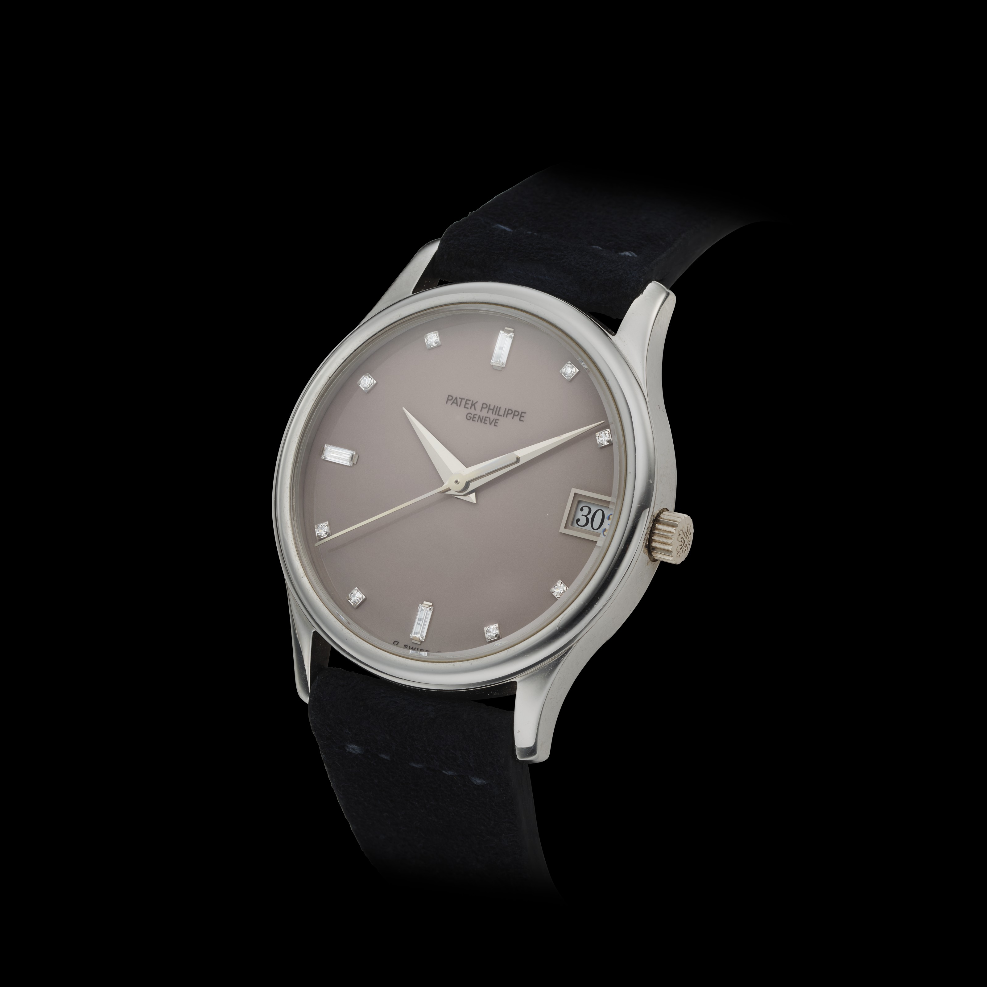 PATEK PHILIPPE CALATRAVA PLATINUM DIAMOND INDEXES REF. 3998P