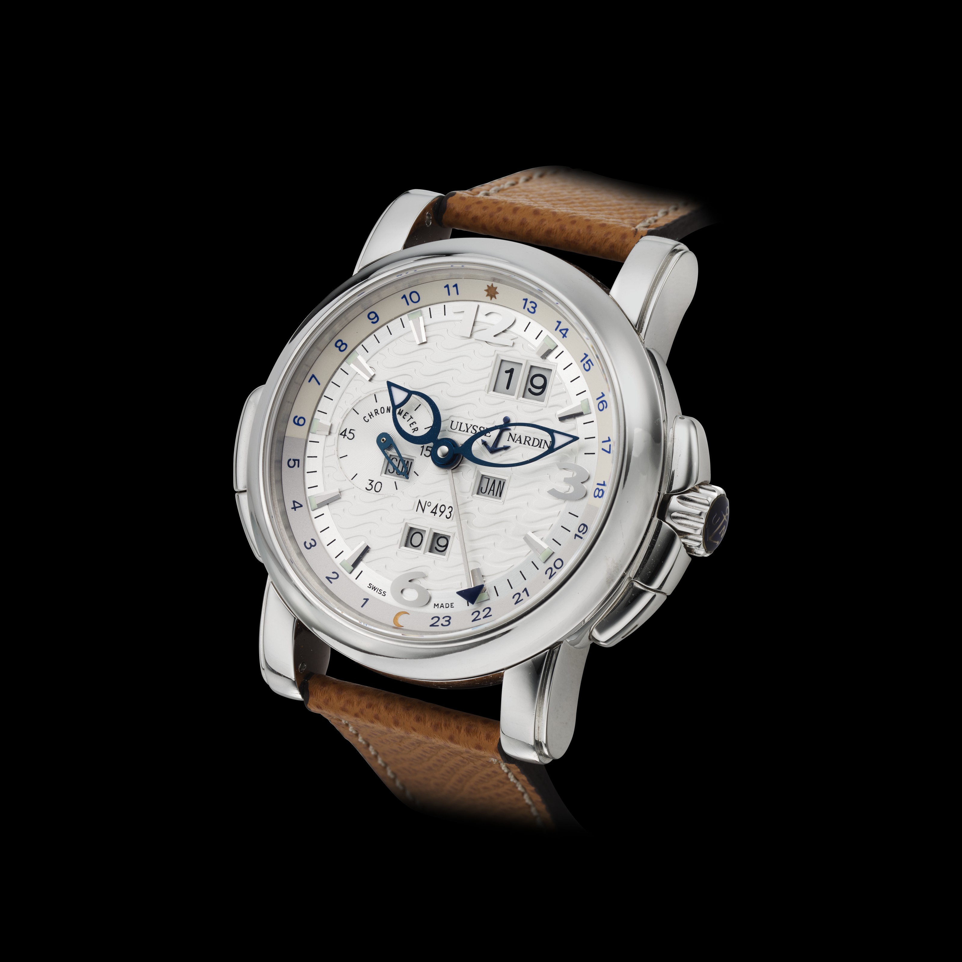 ULYSSE NARDIN, PLATINUM, GMT, PERPETUAL CALENDAR, REF. 32960, Christie’s
