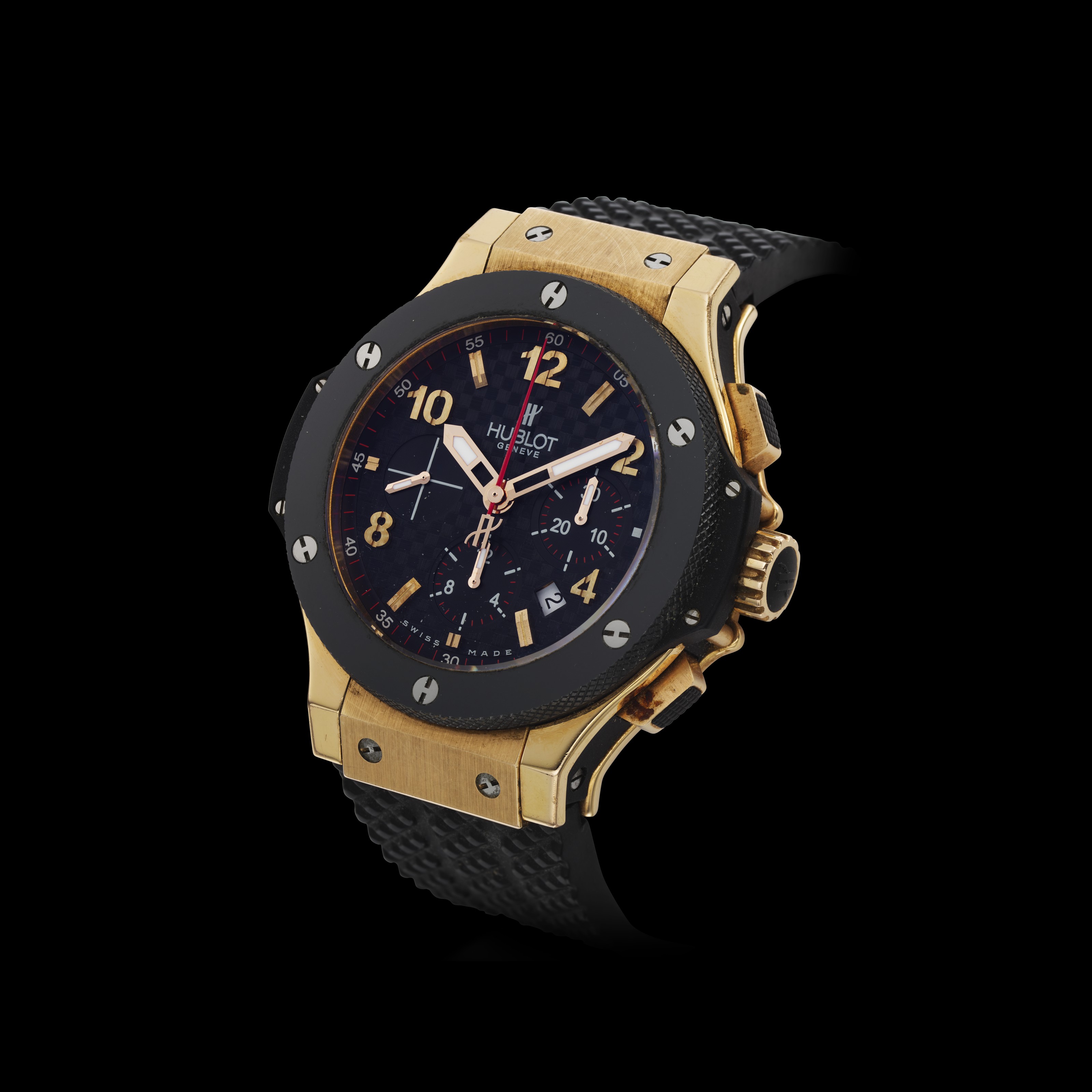 Hublot big bang store black and gold