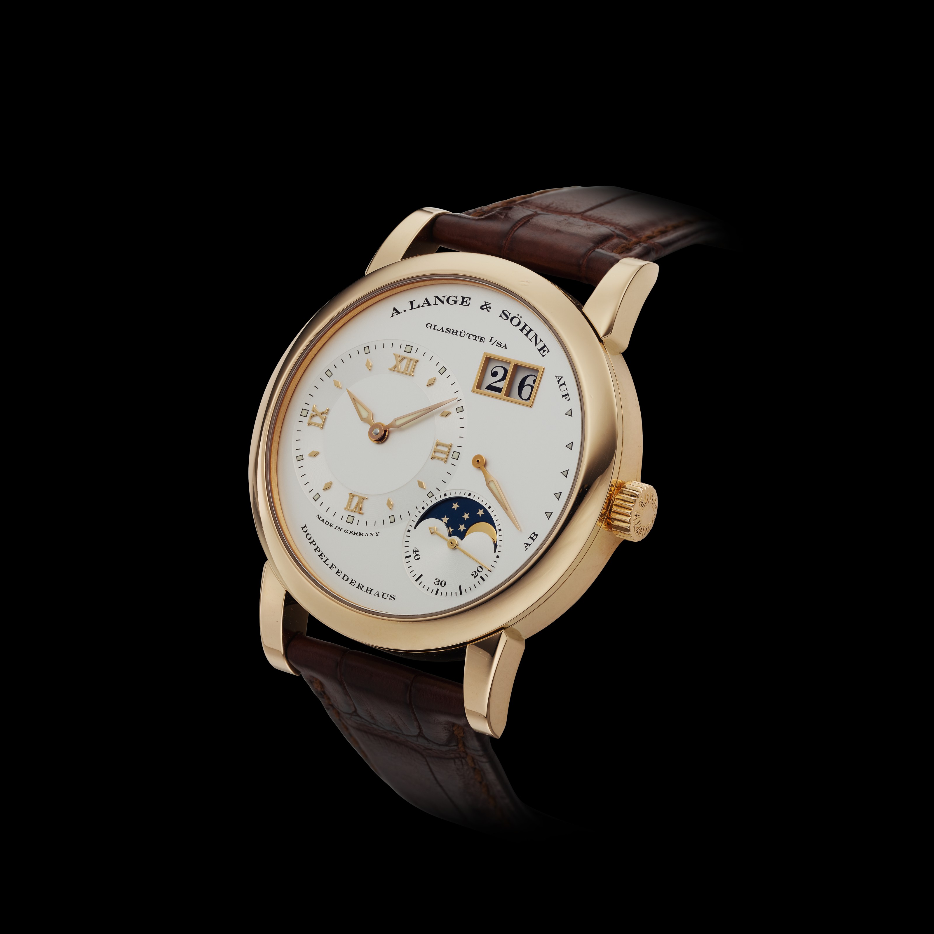 Lange 1 moonphase rose gold clearance