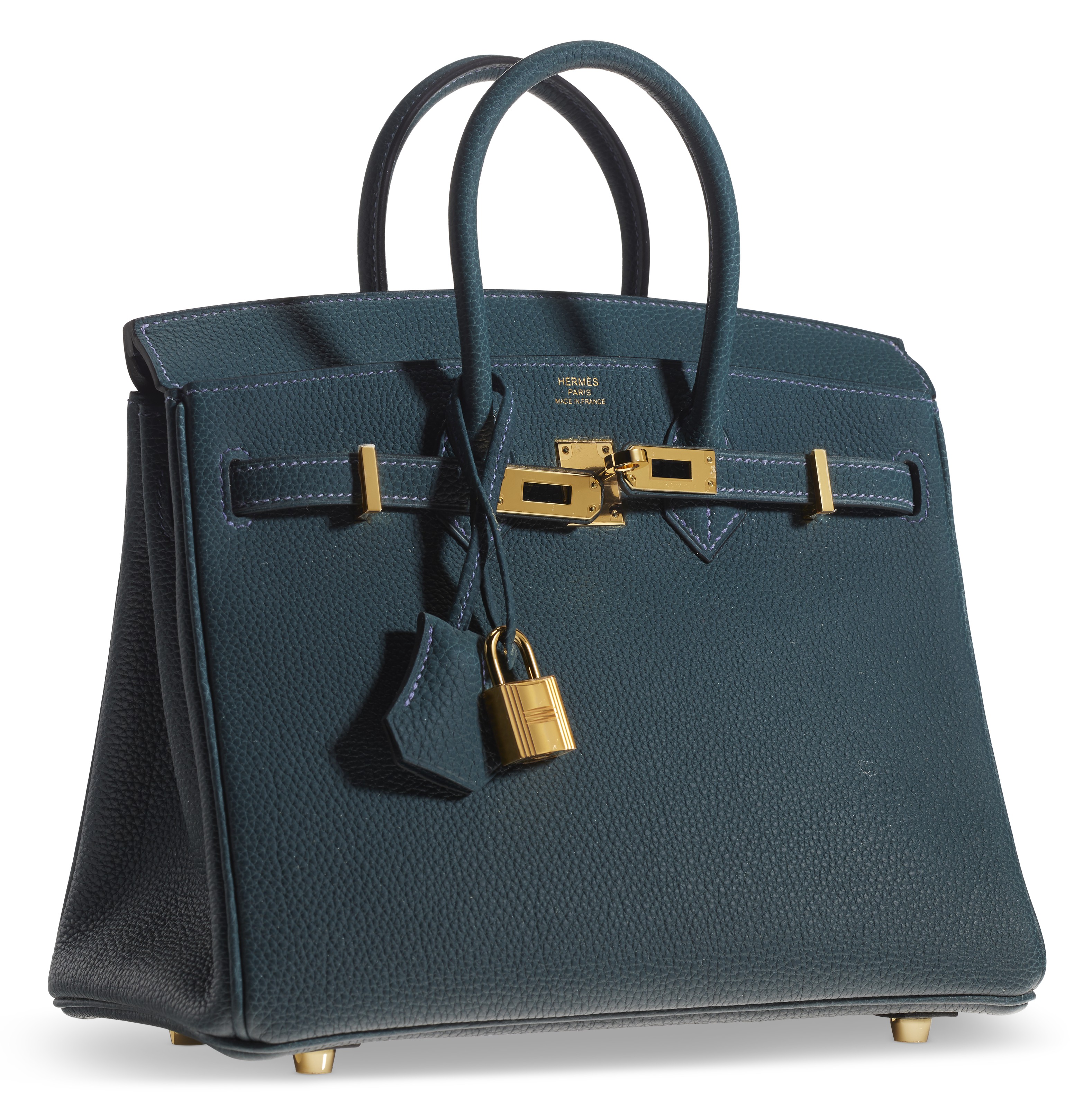 Hermès Birkin 25 Vert Rousseau Togo Gold Hardware GHW