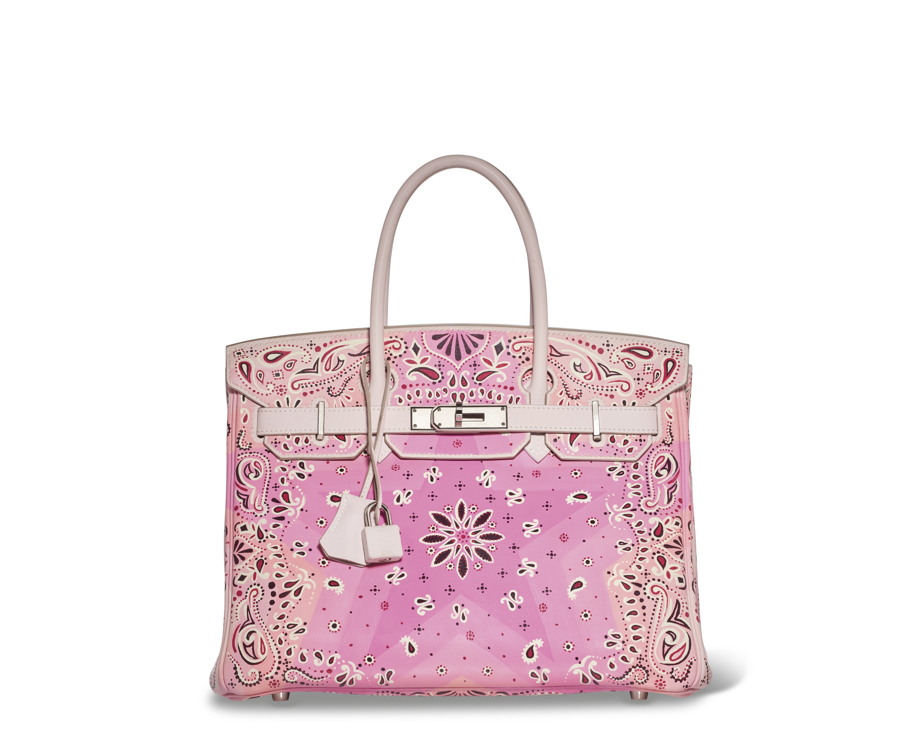 A PAINTED ROSE DRAGÉE SWIFT LEATHER BIRKIN 30 WITH PALLADIUM