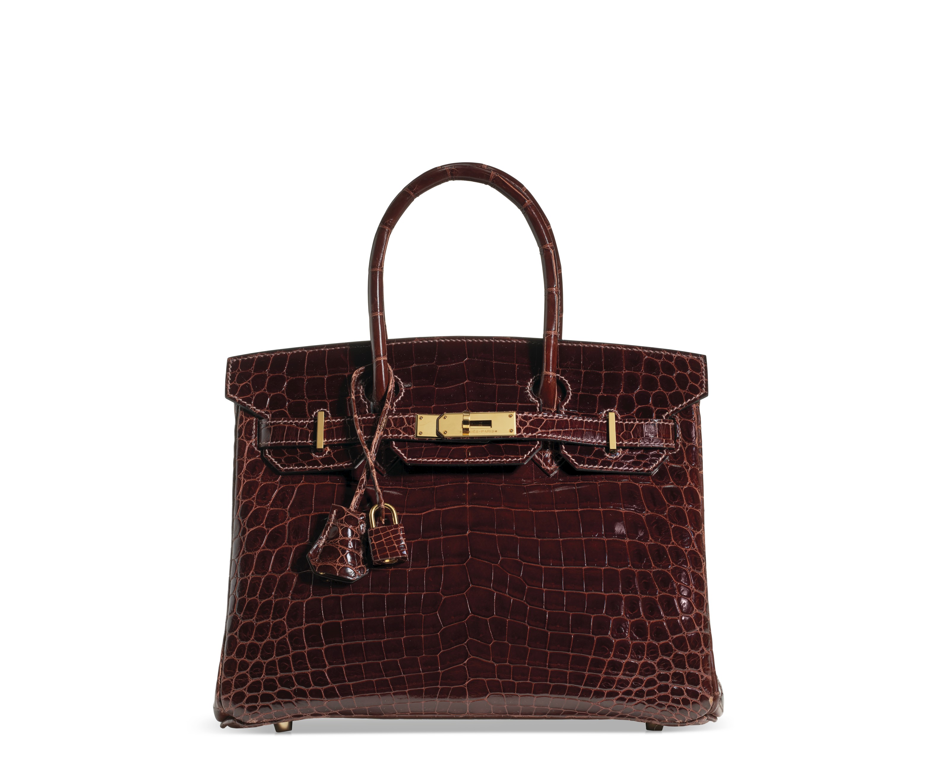 A SHINY MIEL POROSUS CROCODILE BIRKIN 35 WITH GOLD HARDWARE
