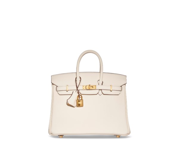 Hermès Birkin 25 Nata Swift leather Gold Hardware - 2021, Z – ZAK