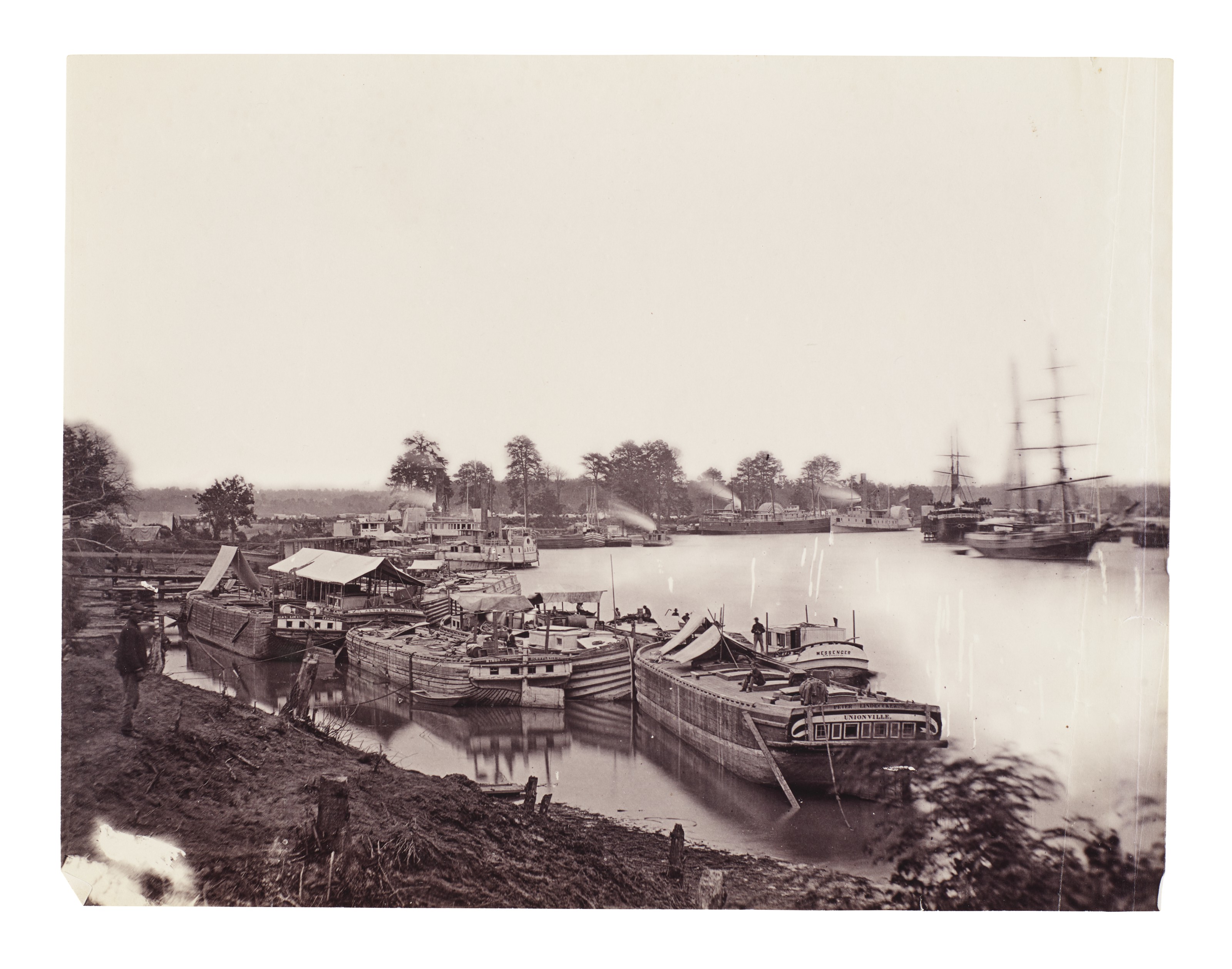 attributed to TIMOTHY H. O'SULLIVAN (18401882), Army Cooks, White