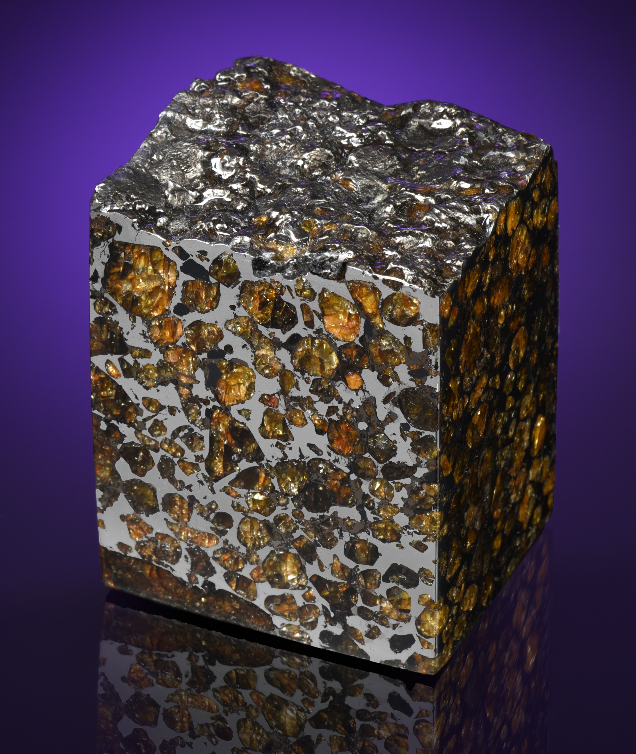 BRAHIN A BLOCK OF SPACE GEMS Stony iron PAL Belarus CIS