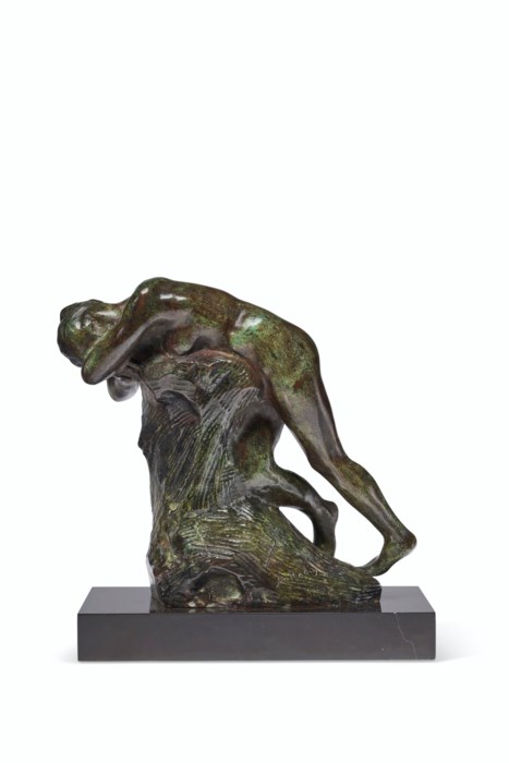 Auguste RODIN : Attaché au rocher - Gravure