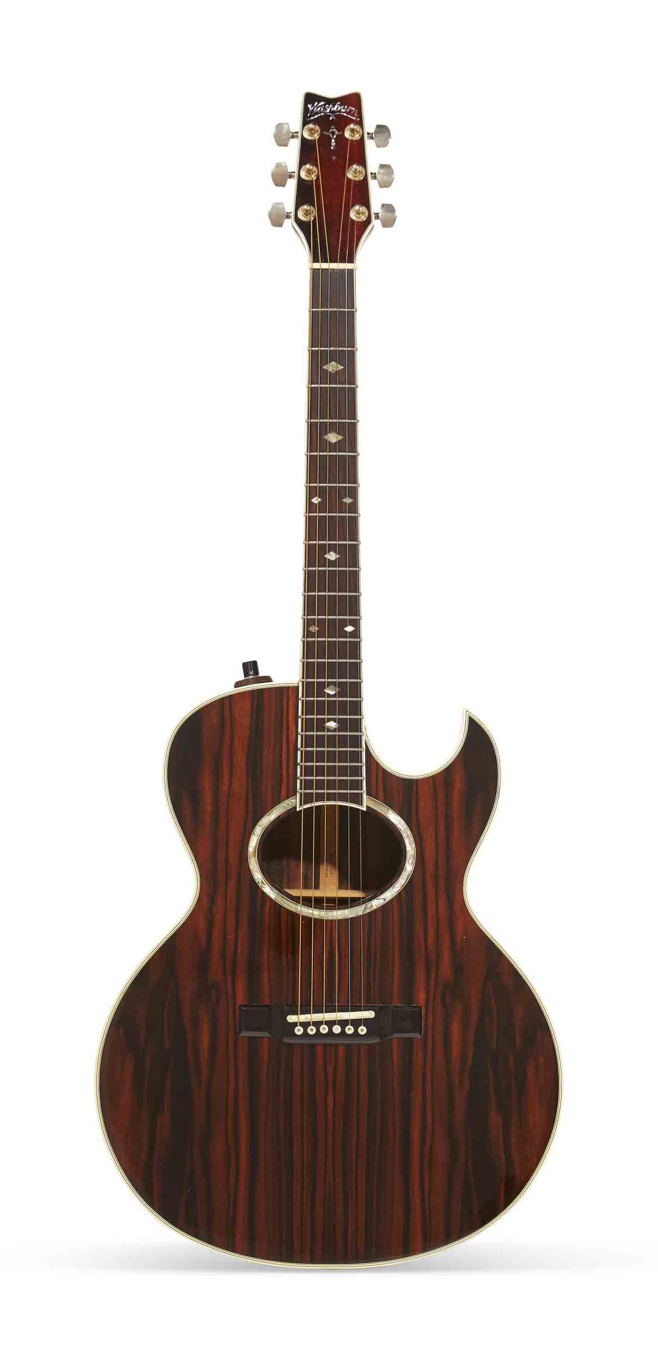 WASHBURN, CIRCA MID-1980S, AN ACOUSTIC GUITAR, MONTEREY