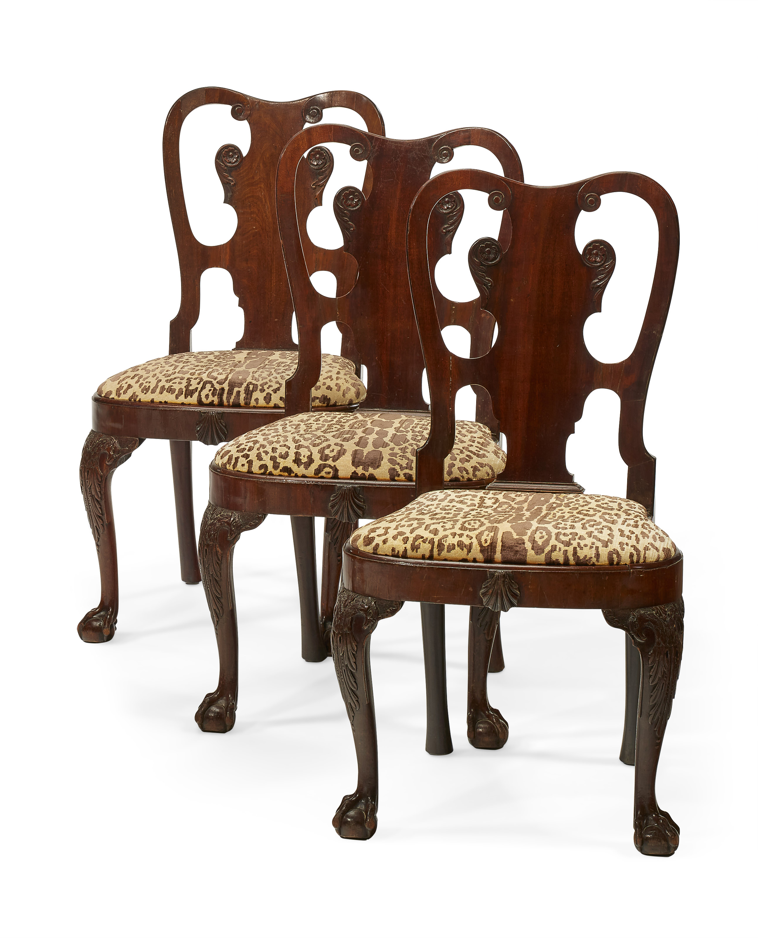 An Irish George II Period Mahogany Side Chair
