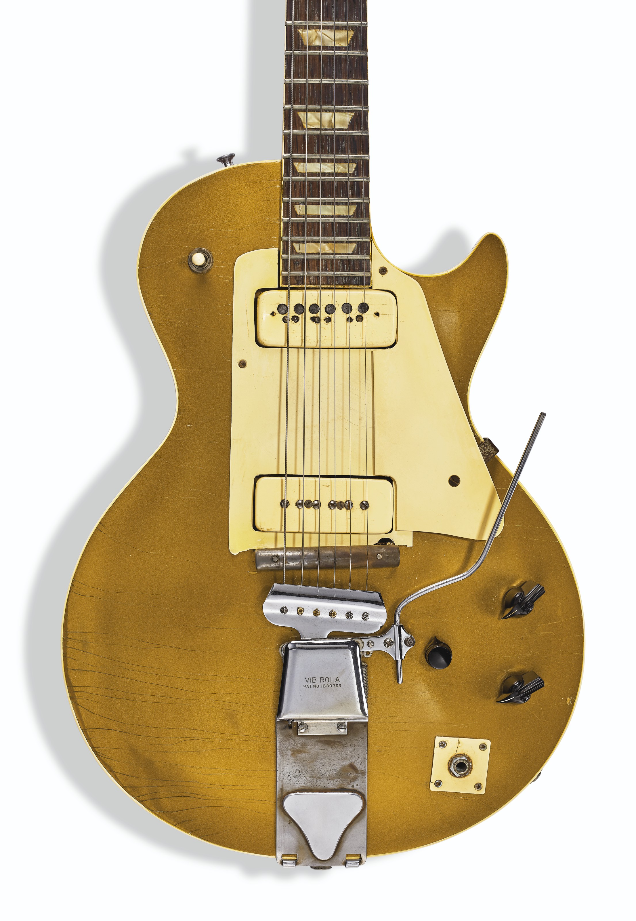 A SOLID BODY ELECTRIC GUITAR KNOWN AS NUMBER ONE LES PAUL MODEL