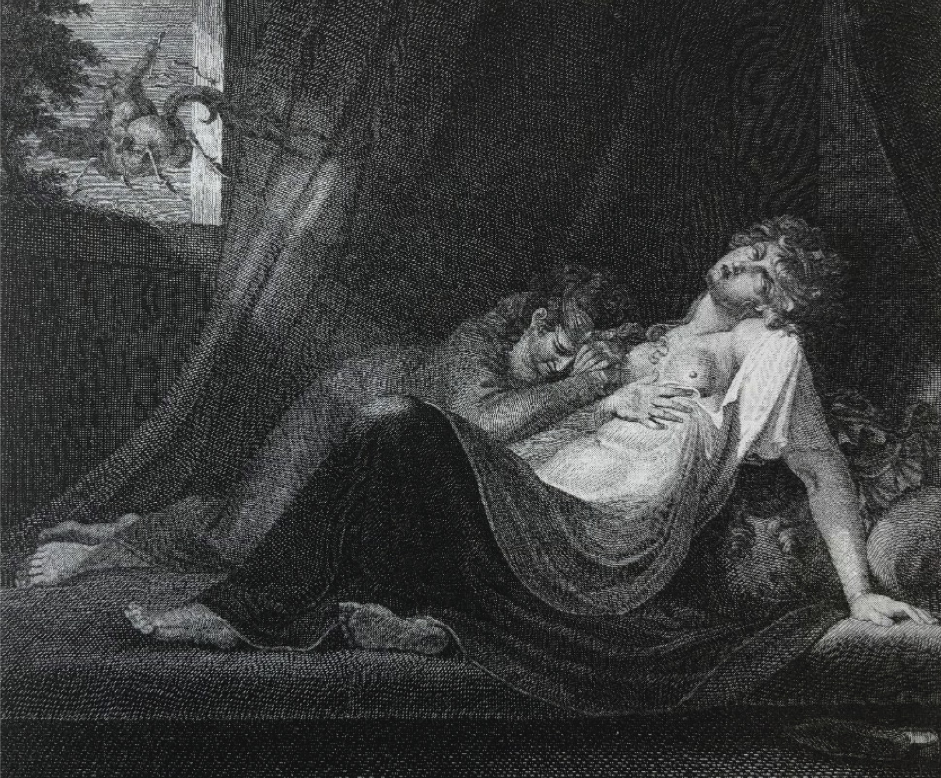 HENRY FUSELI (ZÜRICH 1741-1825 PUTNEY HEATH, NEAR LONDON), The incubus  leaving two young women | Christie's