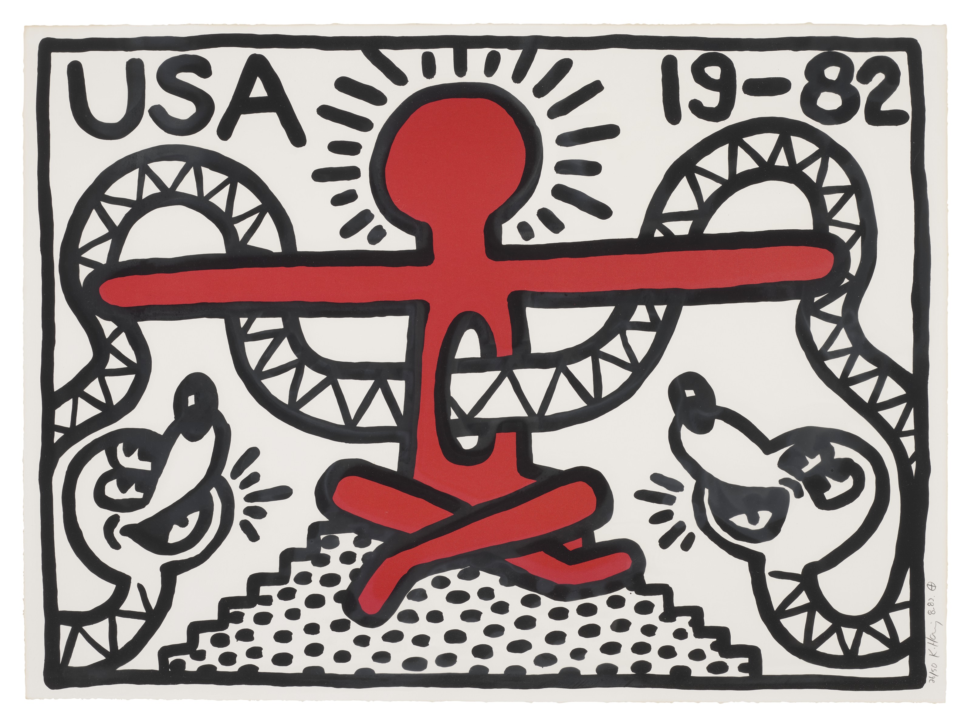 KEITH HARING (1958-1990), USA 19-82 | Christie's