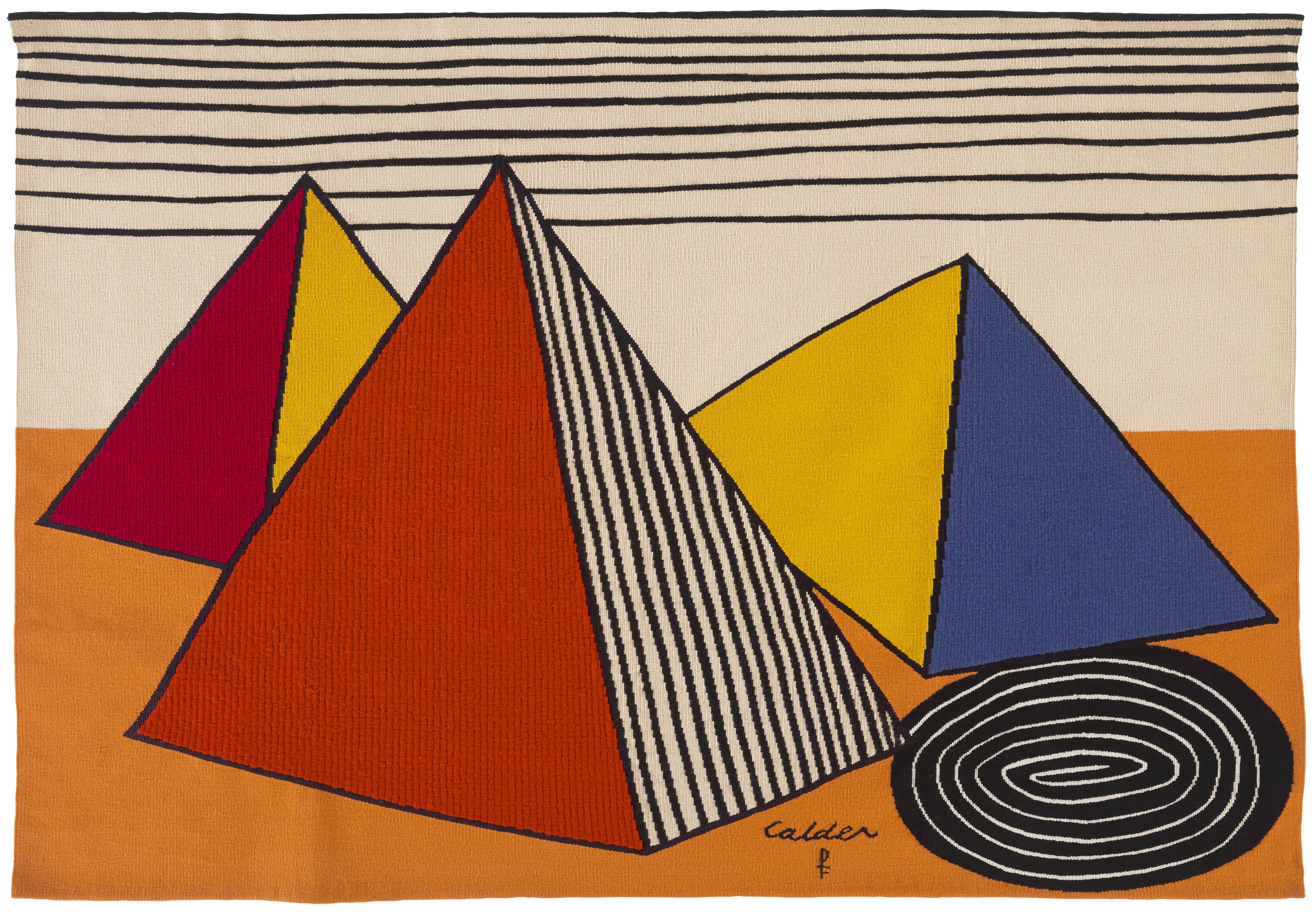 ALEXANDER CALDER (1898-1976), Pyramids and Stripes | Christie’s