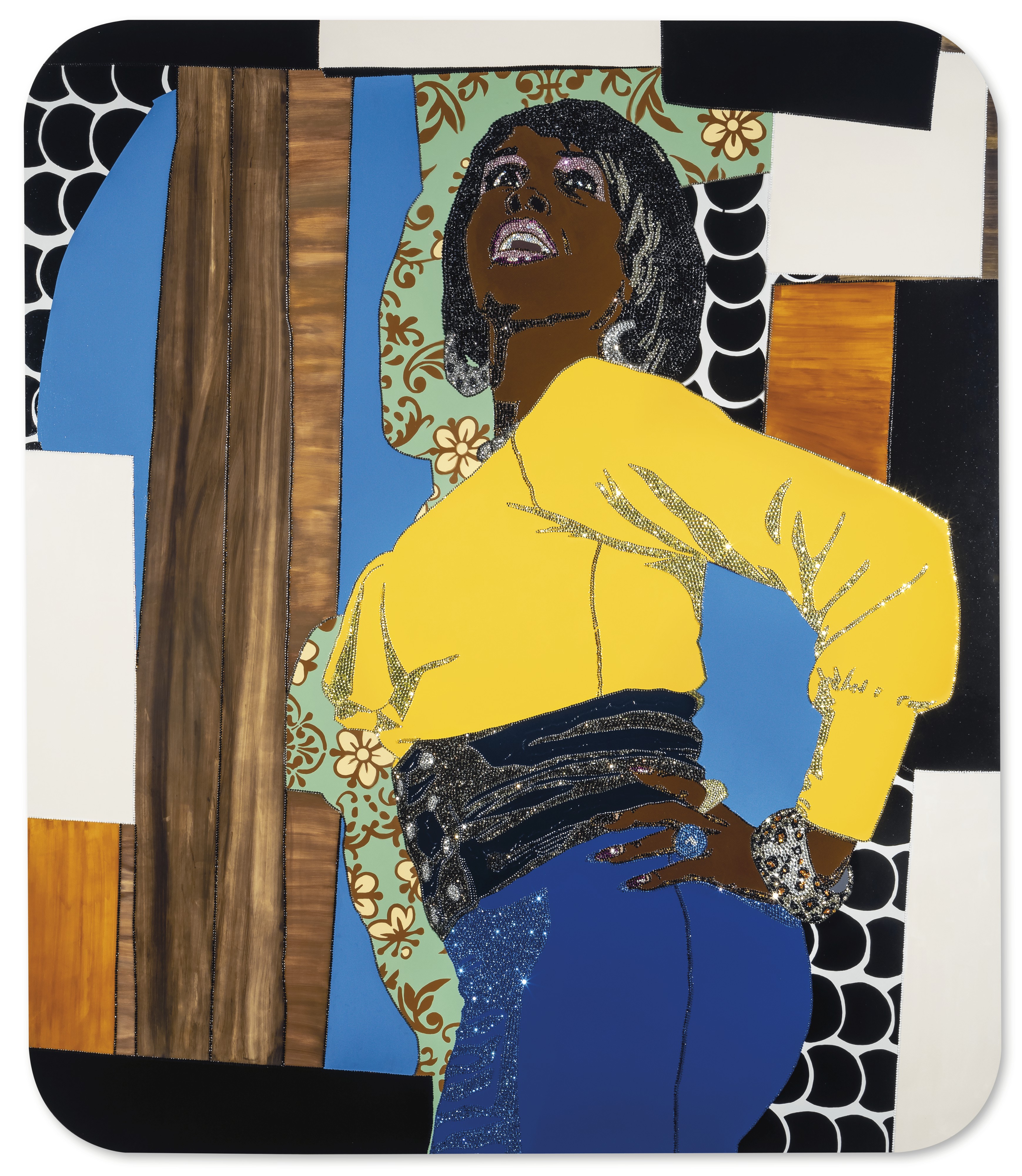 RASHID JOHNSON (B. 1977), Bruise Painting 