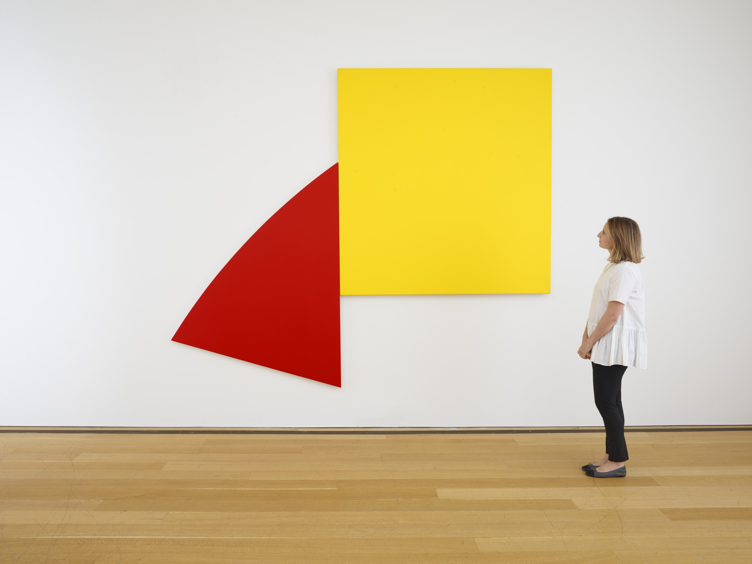 ELLSWORTH KELLY (1923-2015), Yellow Panel with Red Curve | Christie's