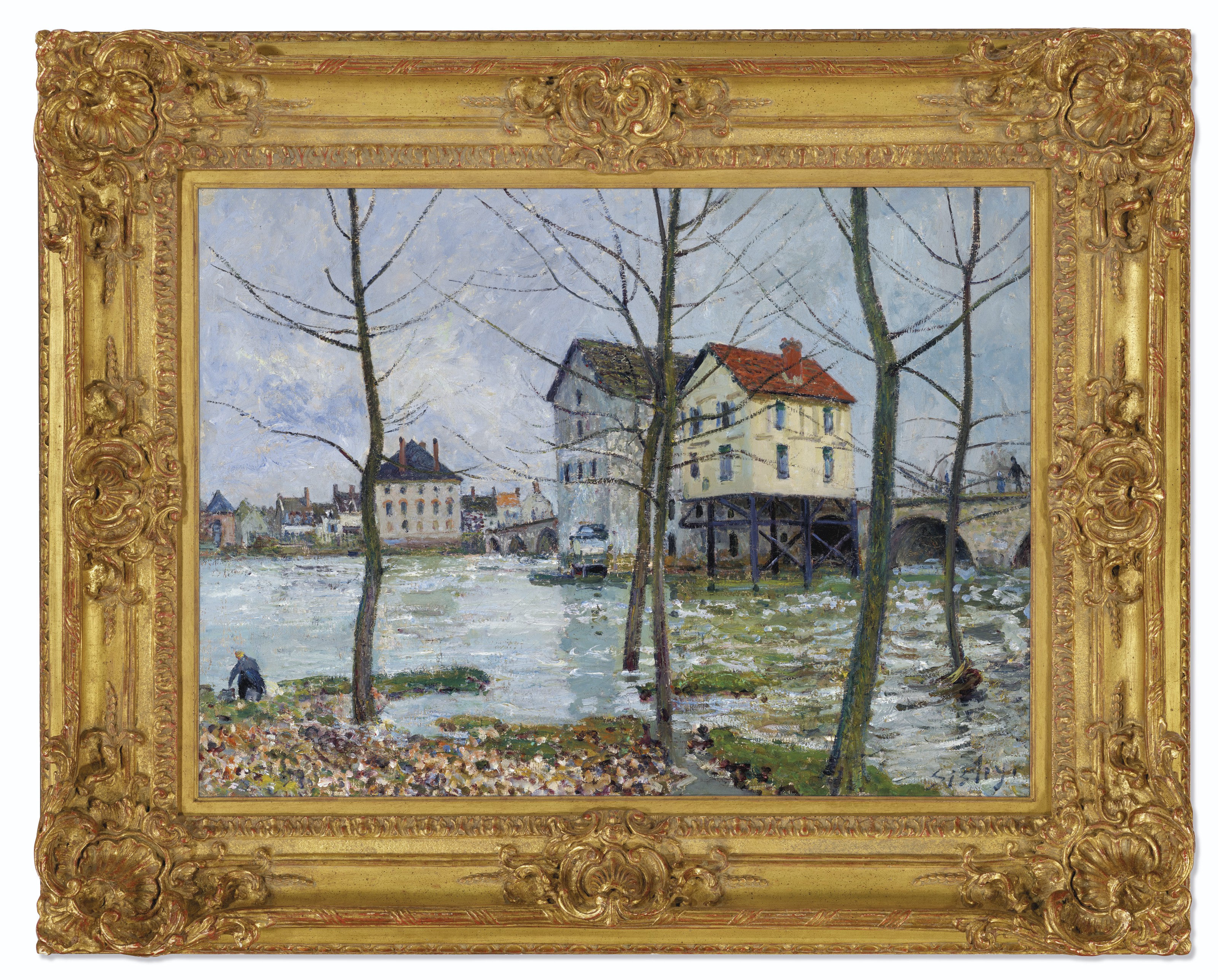 ALFRED SISLEY (1839-1899), Les moulins de Moret–Hiver | Christie's