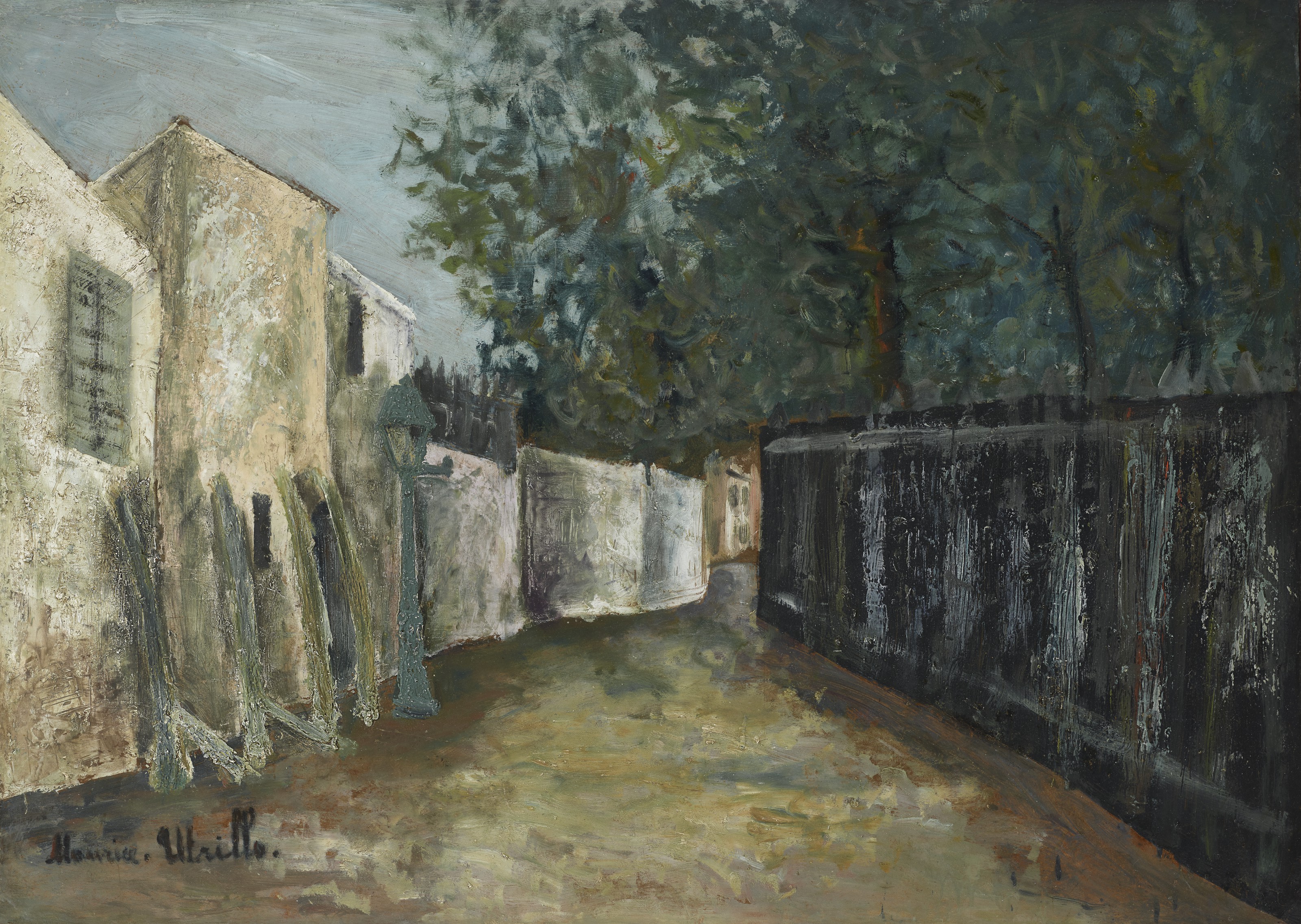 MAURICE UTRILLO (1883-1955), Rue du Mont-Cenis à Montmartre