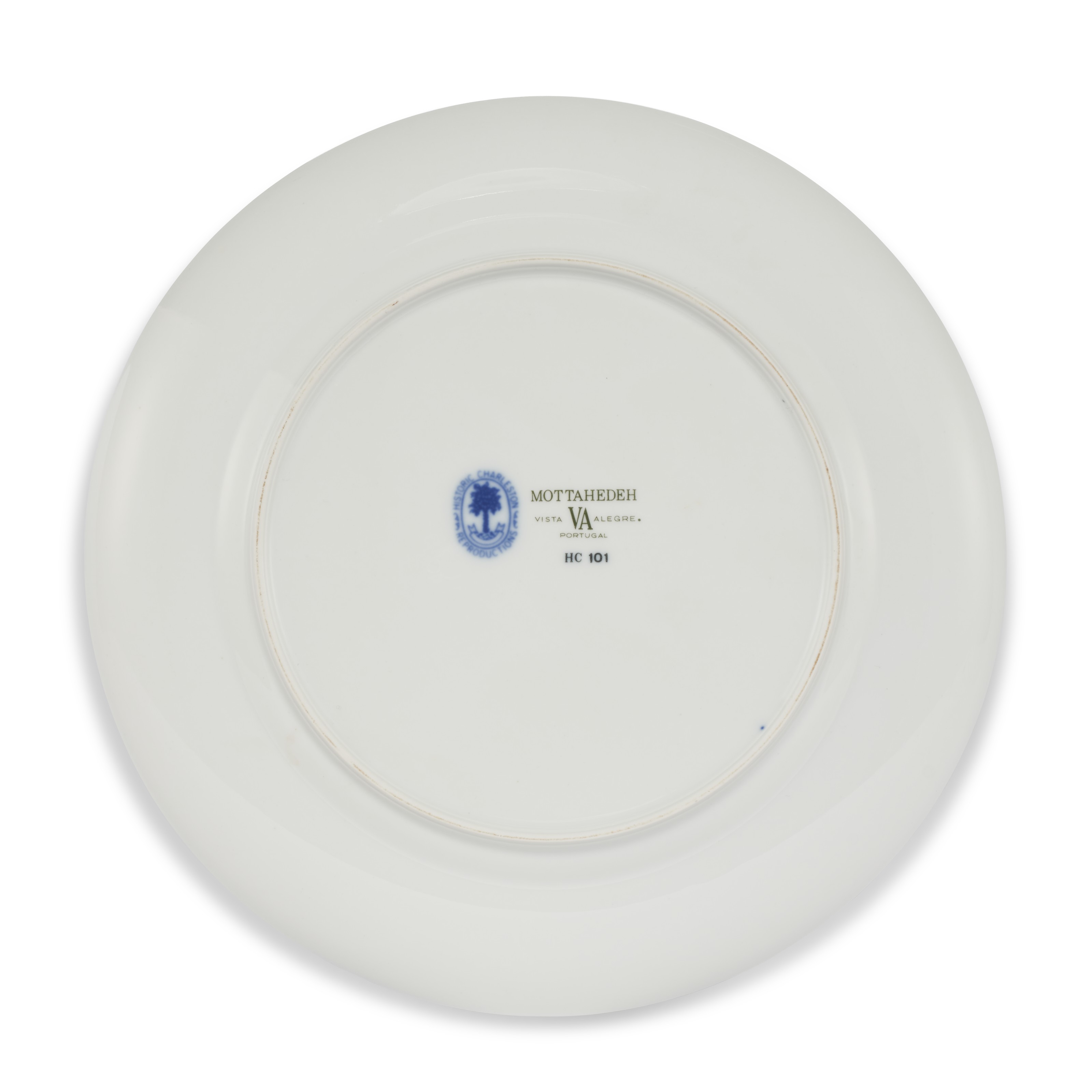 A MOTTAHEDEH (VISTA ALEGRE) BLUE AND WHITE PORCELAIN PART DINNER