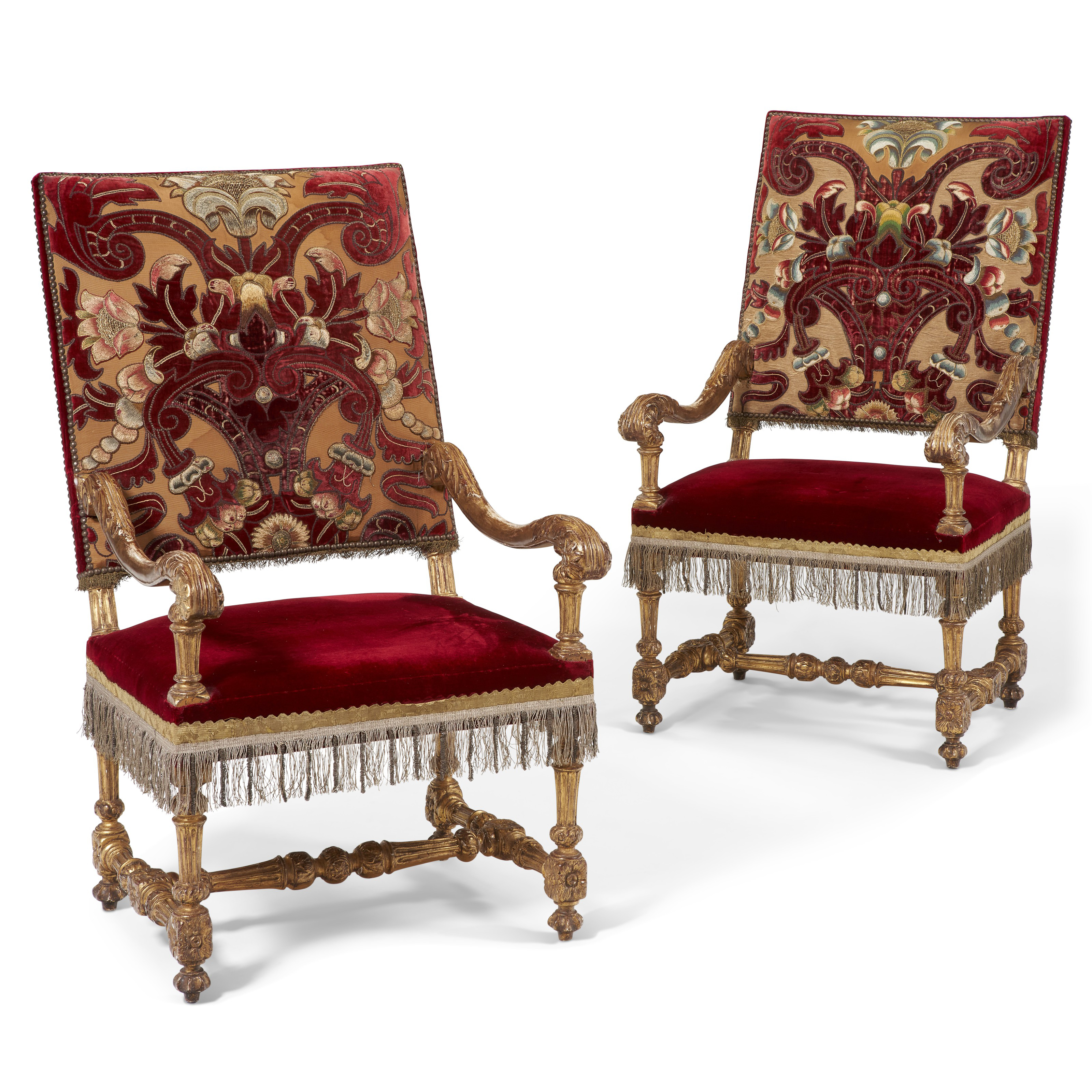 A PAIR OF LOUIS XIV GILTWOOD FAUTEUILS, CIRCA 1680 Christie's