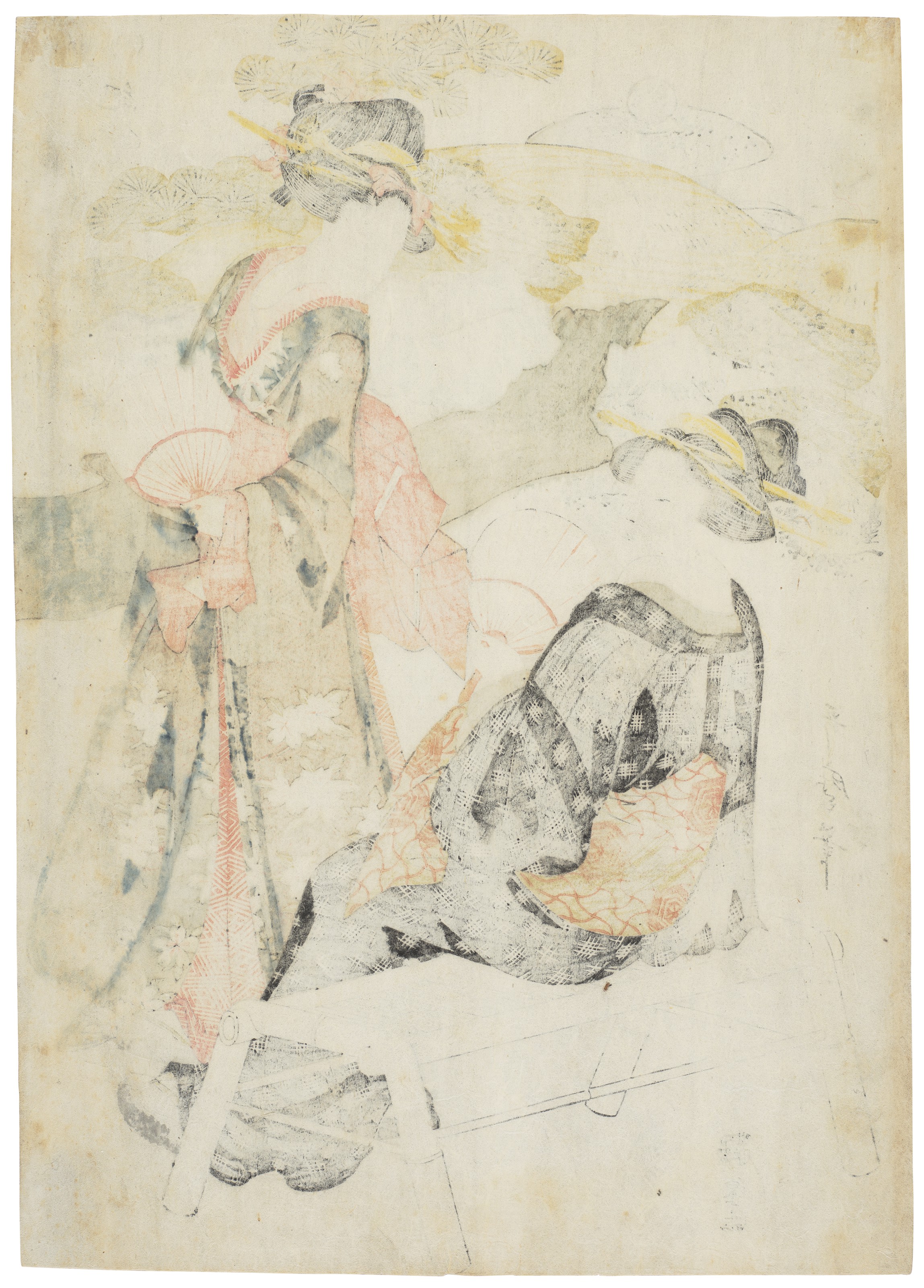 KITAGAWA UTAMARO (1754-1806), Furyu mu tamagawa (Fashionable six