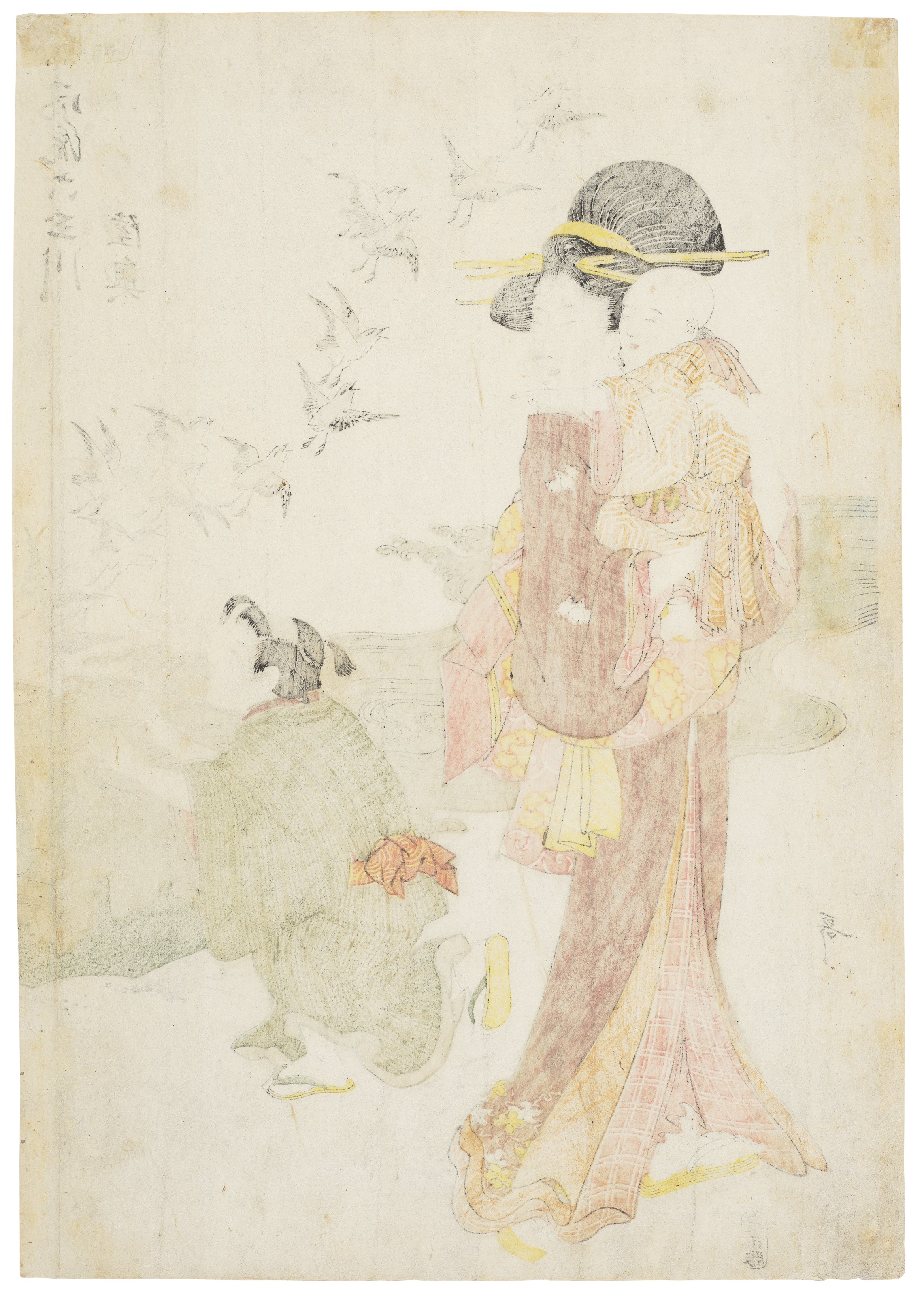 KITAGAWA UTAMARO (1754-1806), Furyu mu tamagawa (Fashionable six