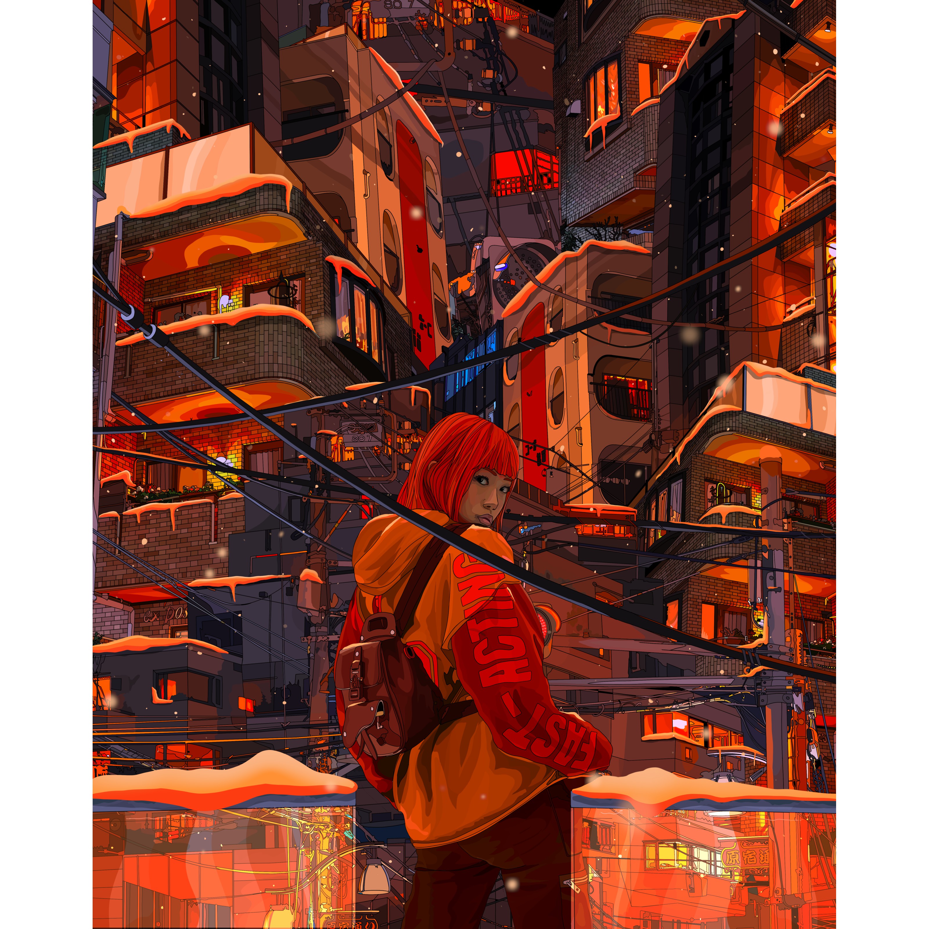 Mad Dog Jones (b. 1985), A Bag of Oranges, 2019-2021. Single-channel video with audio by La+ch accompanied by a non-fungible token. Sold for $212,500 in Trespassing&nbsp;on 22 July 2021 at Christie&rsquo;s Online.&nbsp;Courtesy of Michah&nbsp;Dowbak (p/k/a Mad Dog Jones)