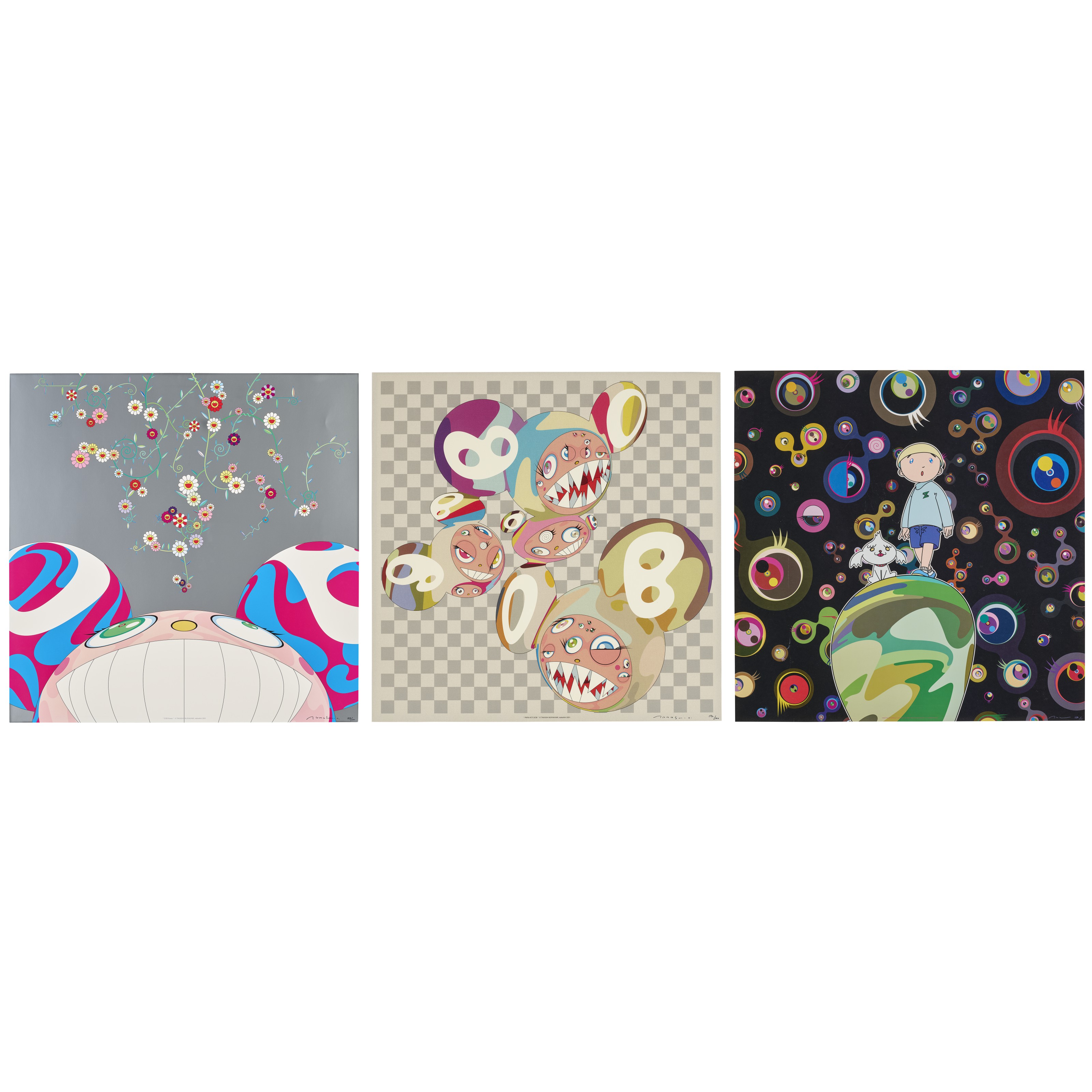 TAKASHI MURAKAMI (B. 1962), PARA-KITI DOB; DOB flower; Jellyfish