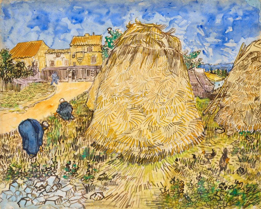 Meules de blé de Van Gogh