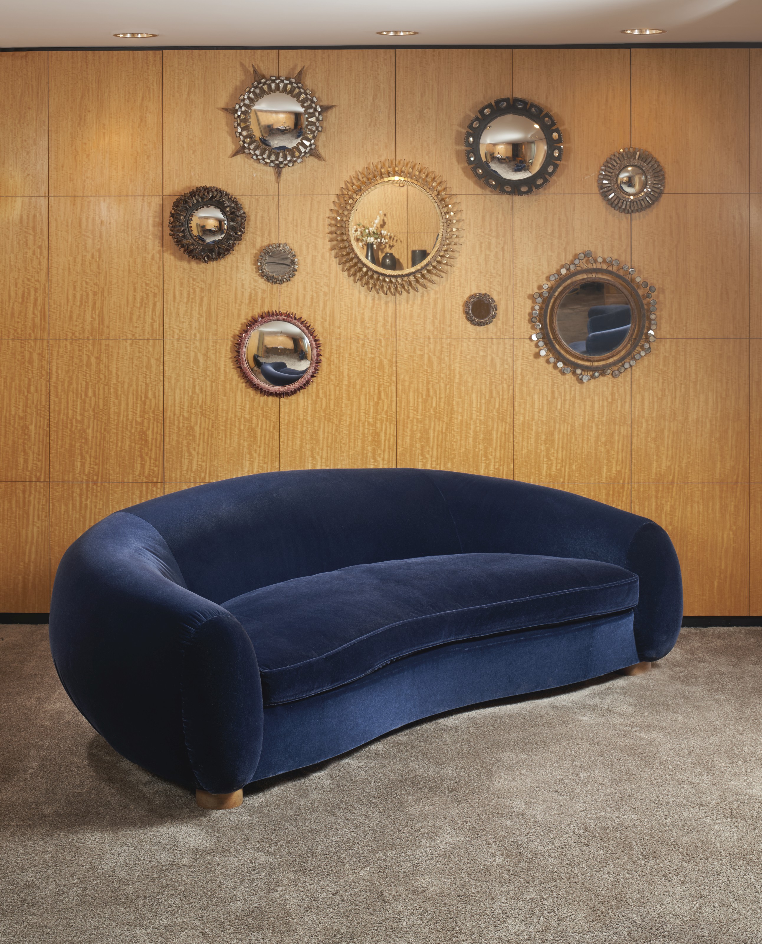 Jean Royère | Ours Polaire sofa and pair of armchairs (Circa 1952) |  MutualArt