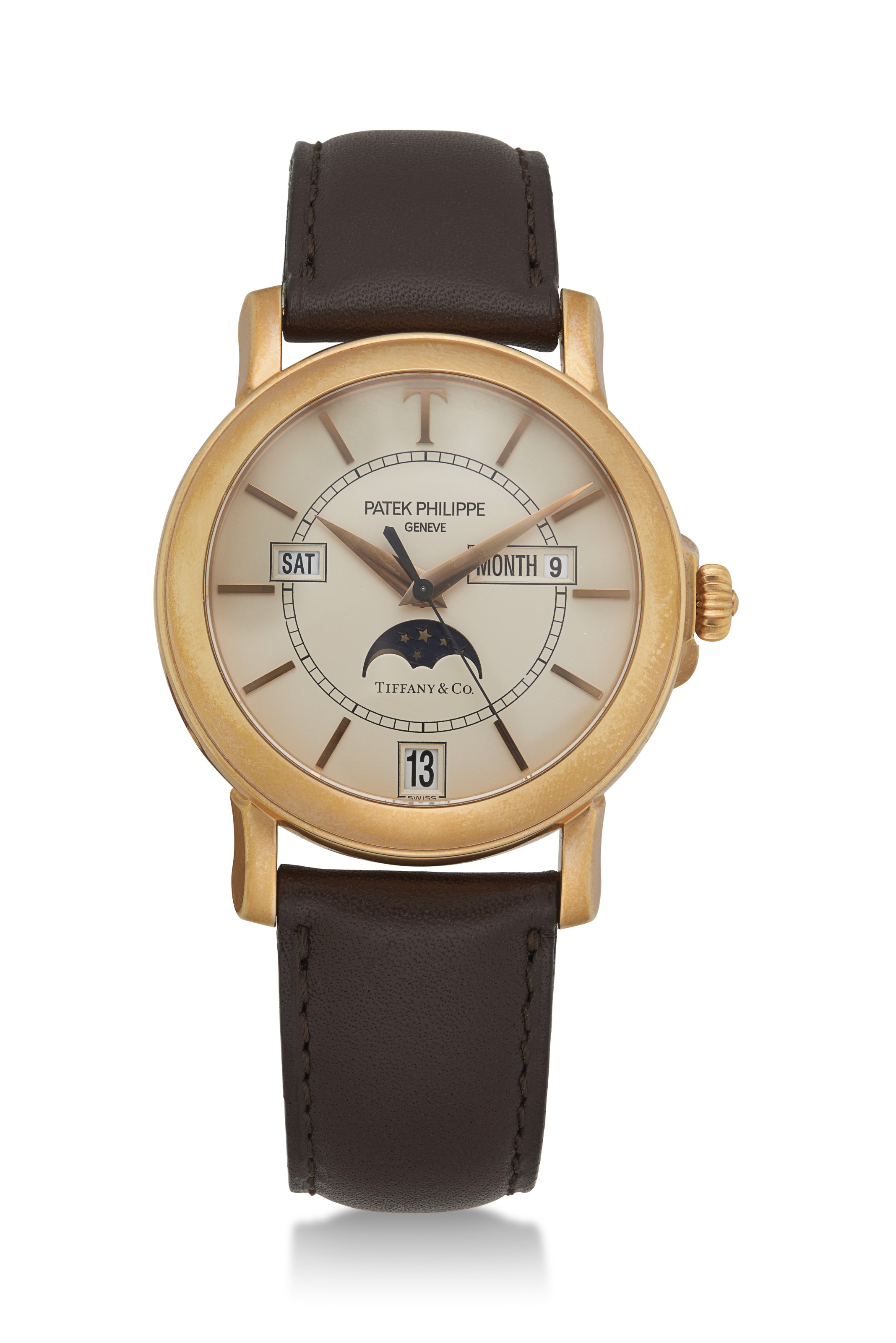 PATEK PHILIPPE YELLOW GOLD LIMITED EDITION OF 150 PIECES REF. 5150J RETAILED BY TIFFANY CO